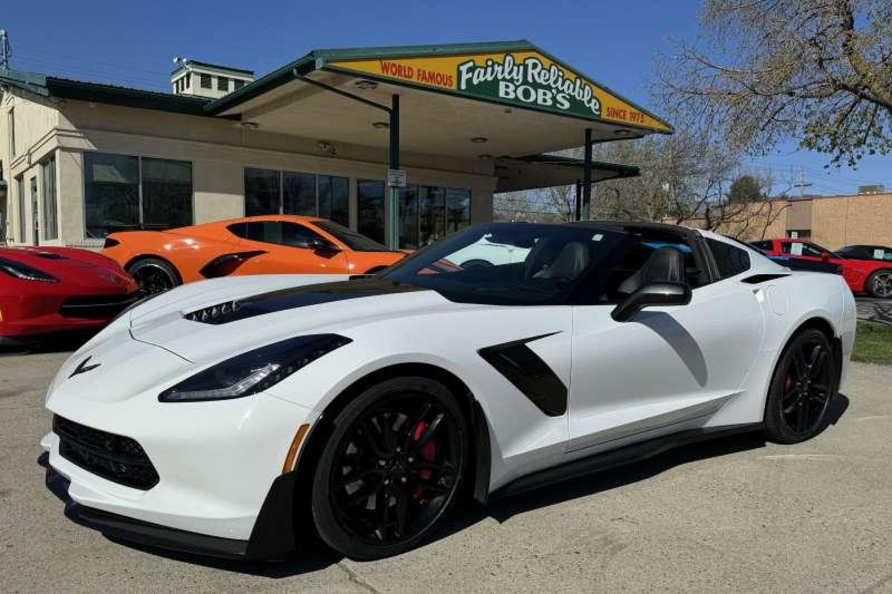 2016 Arctic White /Black Chevrolet Corvette Stingray 2LT Z51 (1G1YK2D75G5) with an V8 6.2 Liter engine, Automatic transmission, located at 2304 W. Main St., Boise, ID, 83702, (208) 342-7777, 43.622105, -116.218658 - Photo #0