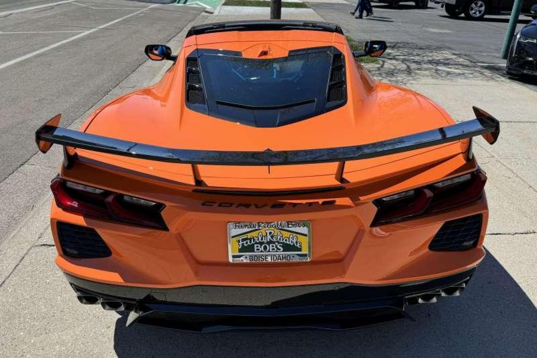 2022 Amplify Orange /Tension / Twilight Blue Chevrolet Corvette Stingray 3LT (1G1YC2D40N5) with an V8 6.2 Liter engine, Automatic transmission, located at 2304 W. Main St., Boise, ID, 83702, (208) 342-7777, 43.622105, -116.218658 - Get Your C8 Here! Remaining Factory Warranty! - Photo #1