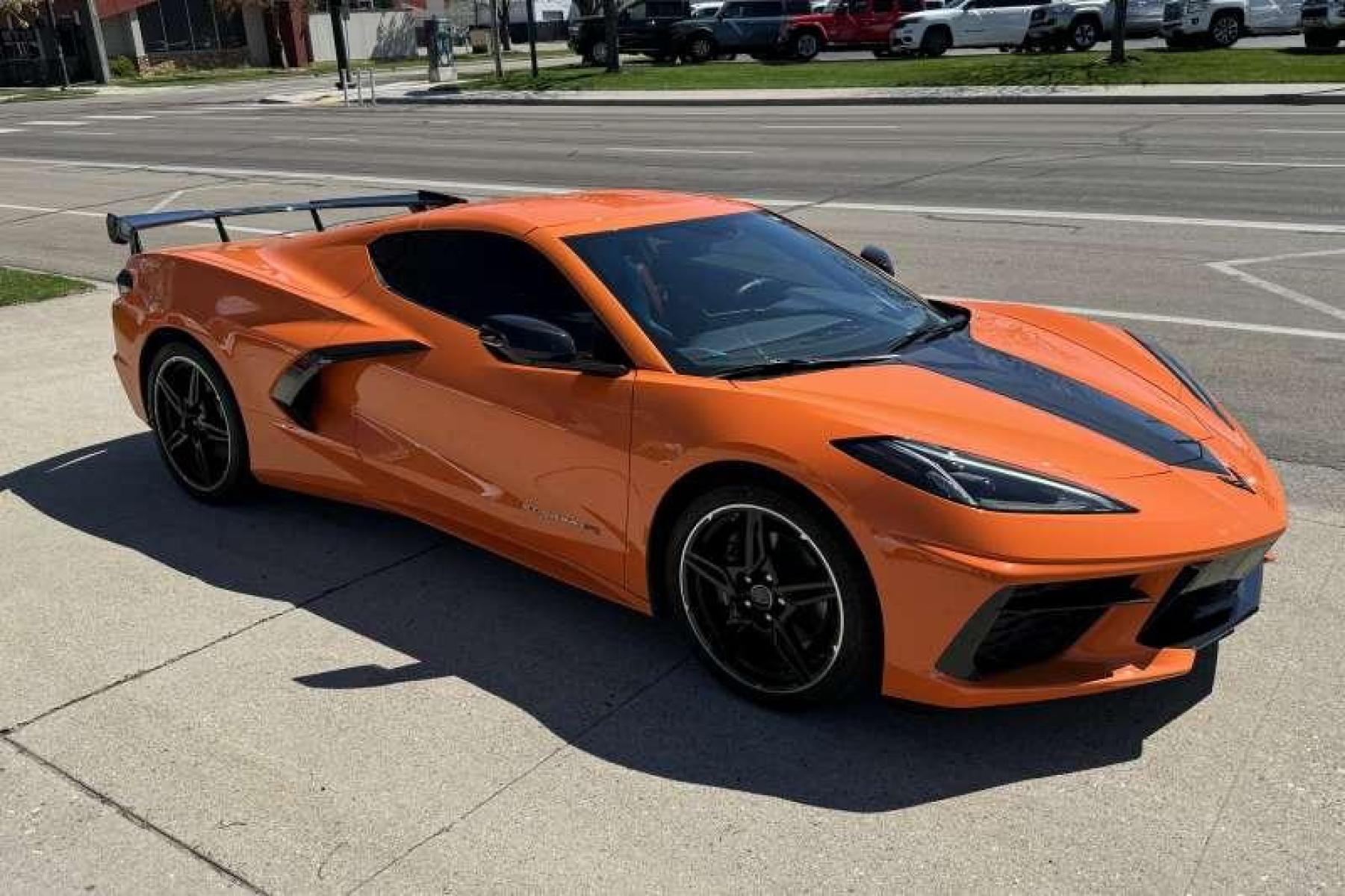 2022 Amplify Orange /Tension / Twilight Blue Chevrolet Corvette Stingray 3LT (1G1YC2D40N5) with an V8 6.2 Liter engine, Automatic transmission, located at 2304 W. Main St., Boise, ID, 83702, (208) 342-7777, 43.622105, -116.218658 - Get Your C8 Here! Remaining Factory Warranty! - Photo #23
