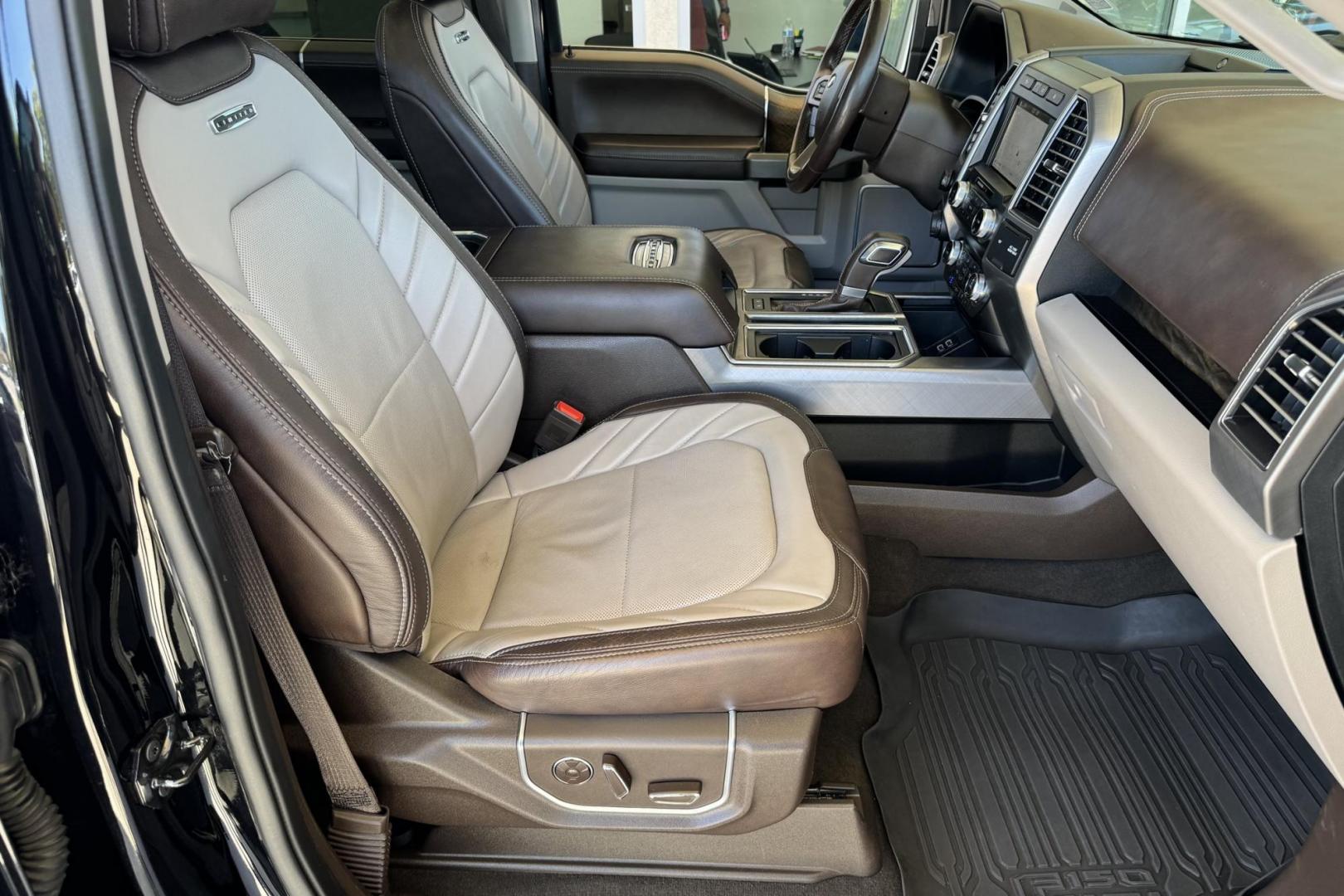 2019 Black /Tan FORD F-150 Limited (1FTEW1EG9KF) with an 3.5L V6 ECOBOOST HIGH OUTPUT engine, ELECTRONIC 10-SPEED AUTOMATIC transmission, located at 2304 W. Main St., Boise, ID, 83702, (208) 342-7777, 43.622105, -116.218658 - 2019 FORD - Photo#21