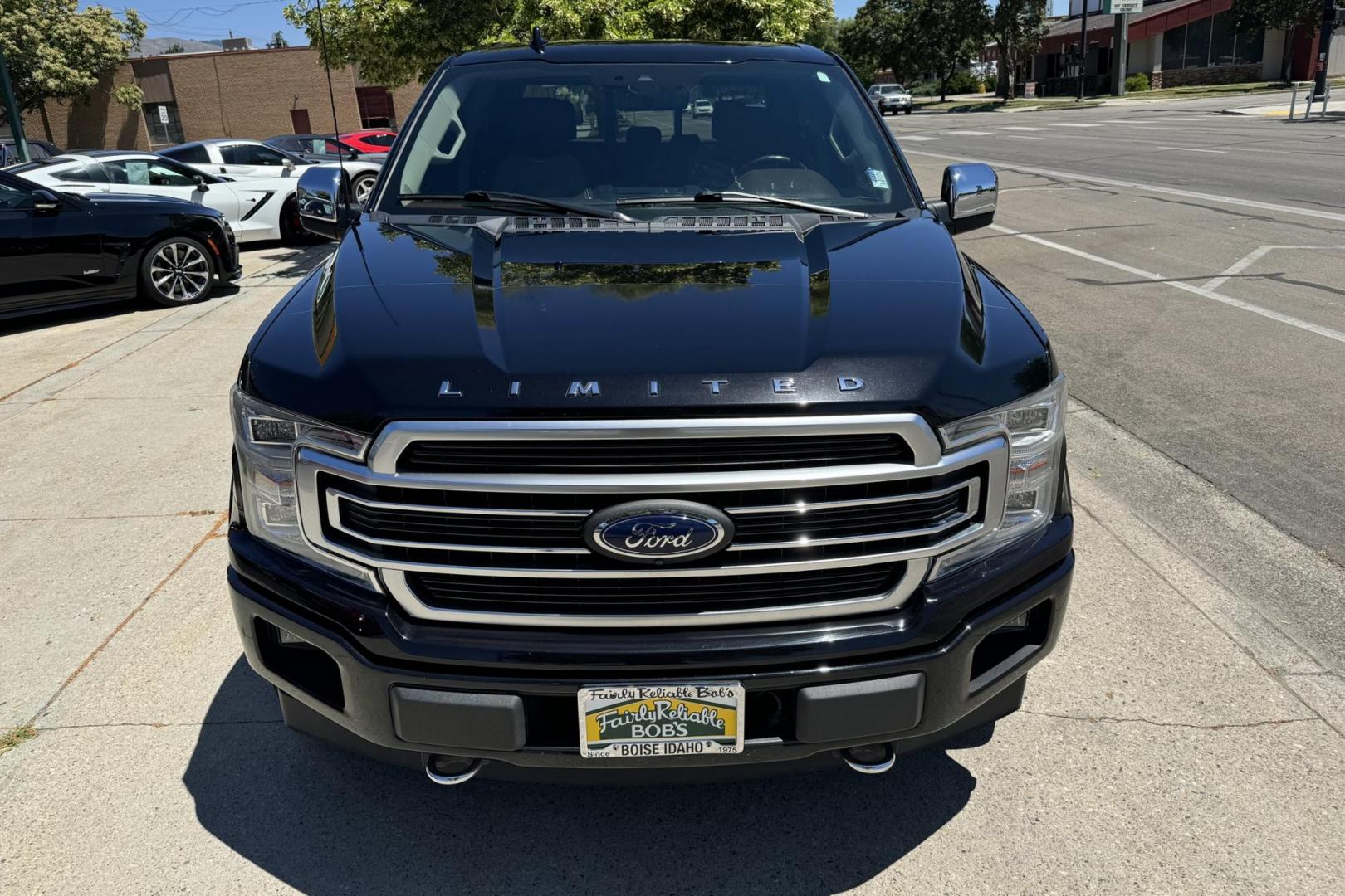 2019 Black /Tan FORD F-150 Limited (1FTEW1EG9KF) with an 3.5L V6 ECOBOOST HIGH OUTPUT engine, ELECTRONIC 10-SPEED AUTOMATIC transmission, located at 2304 W. Main St., Boise, ID, 83702, (208) 342-7777, 43.622105, -116.218658 - 2019 FORD - Photo#2