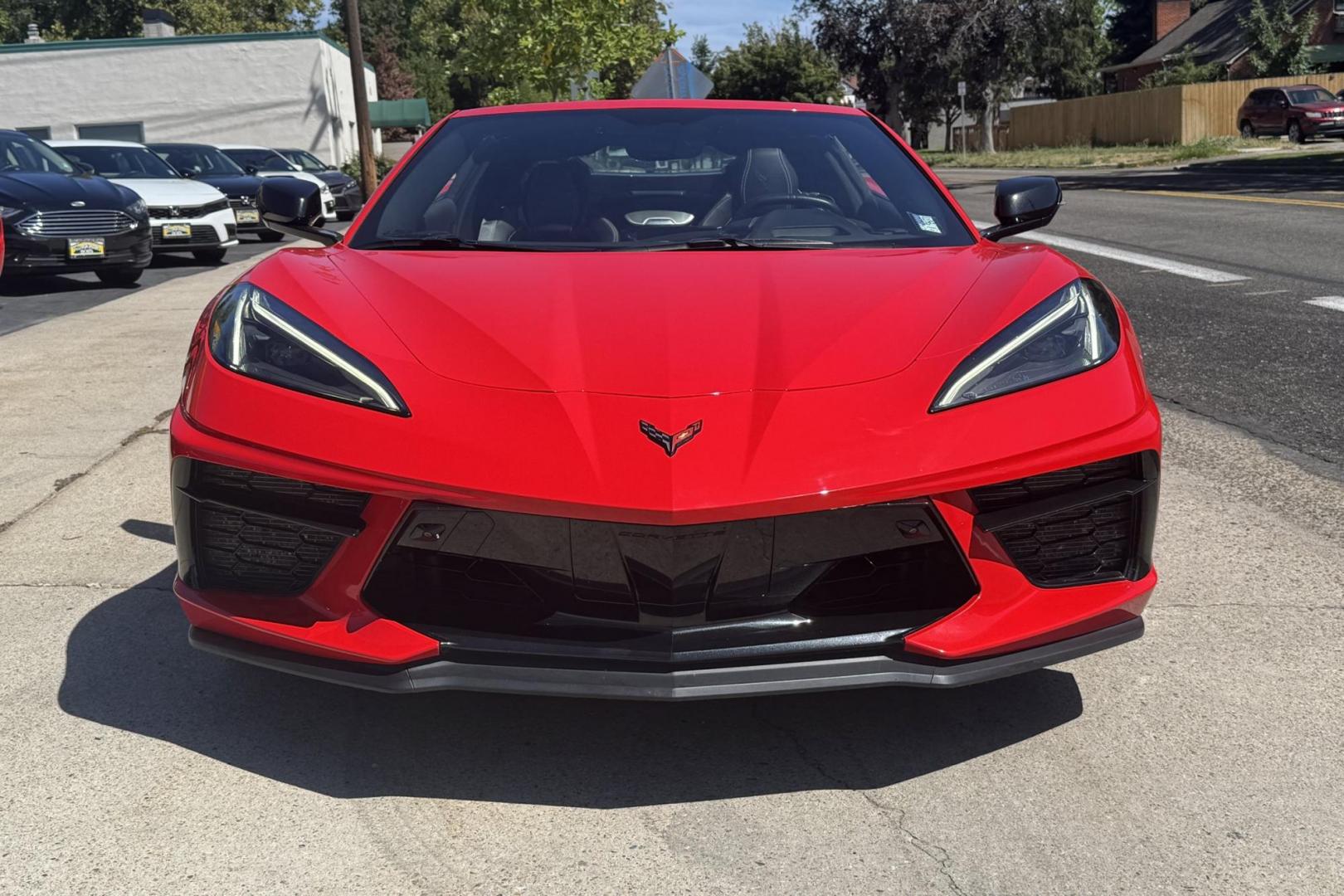 2022 Torch Red /Black Chevrolet Corvette Stingray 2LT Z51 (1G1YB2D4XN5) with an V8 6.2 Liter engine, Automatic 8 Speed transmission, located at 2304 W. Main St., Boise, ID, 83702, (208) 342-7777, 43.622105, -116.218658 - Well Optioned C8 With Lift! - Photo#3