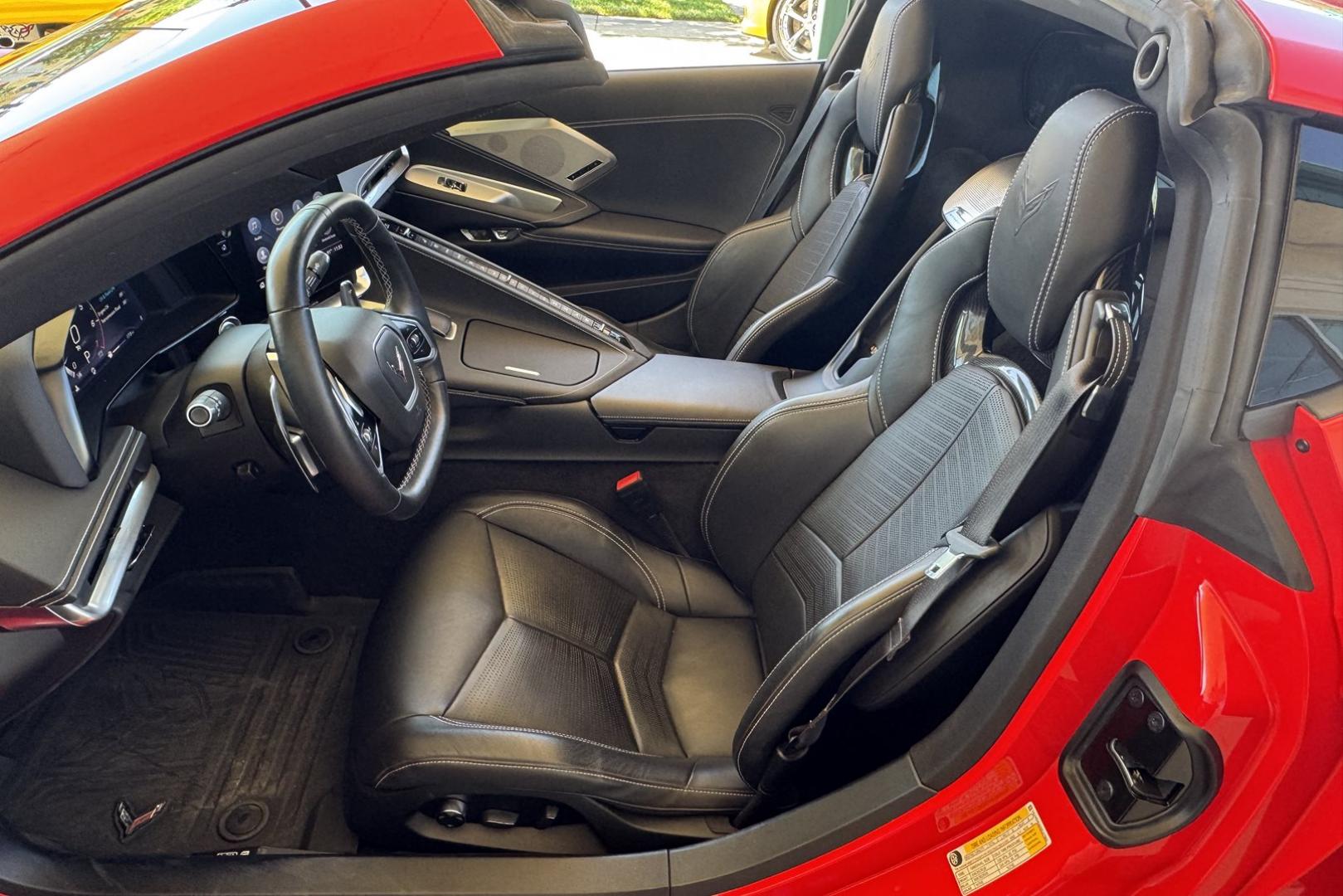 2022 Torch Red /Black Chevrolet Corvette Stingray 2LT Z51 (1G1YB2D4XN5) with an V8 6.2 Liter engine, Automatic 8 Speed transmission, located at 2304 W. Main St., Boise, ID, 83702, (208) 342-7777, 43.622105, -116.218658 - Well Optioned C8 With Lift! - Photo#4