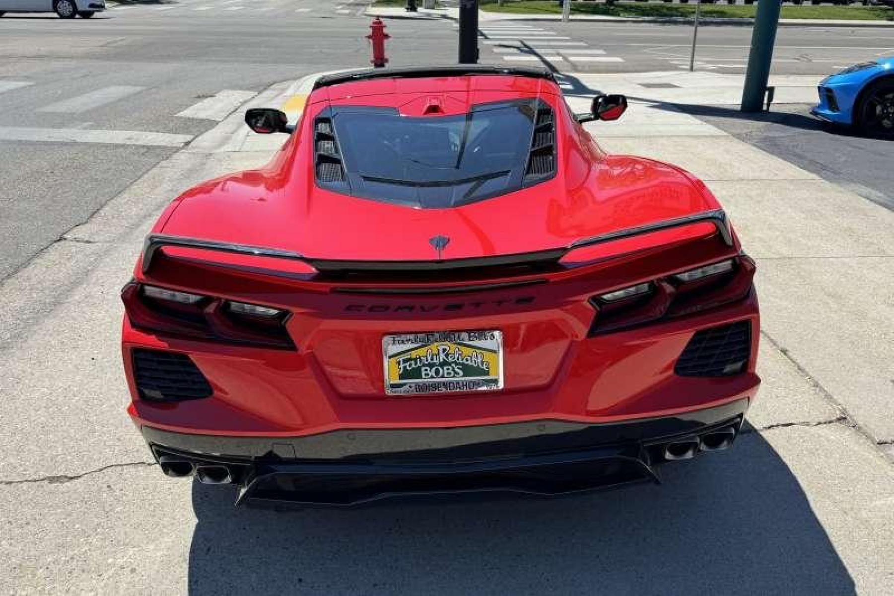 2022 Torch Red /Black Chevrolet Corvette Stingray 2LT Z51 (1G1YB2D4XN5) with an V8 6.2 Liter engine, Automatic transmission, located at 2304 W. Main St., Boise, ID, 83702, (208) 342-7777, 43.622105, -116.218658 - C8 Corvette With Lift! Ready To GO! - Photo #1