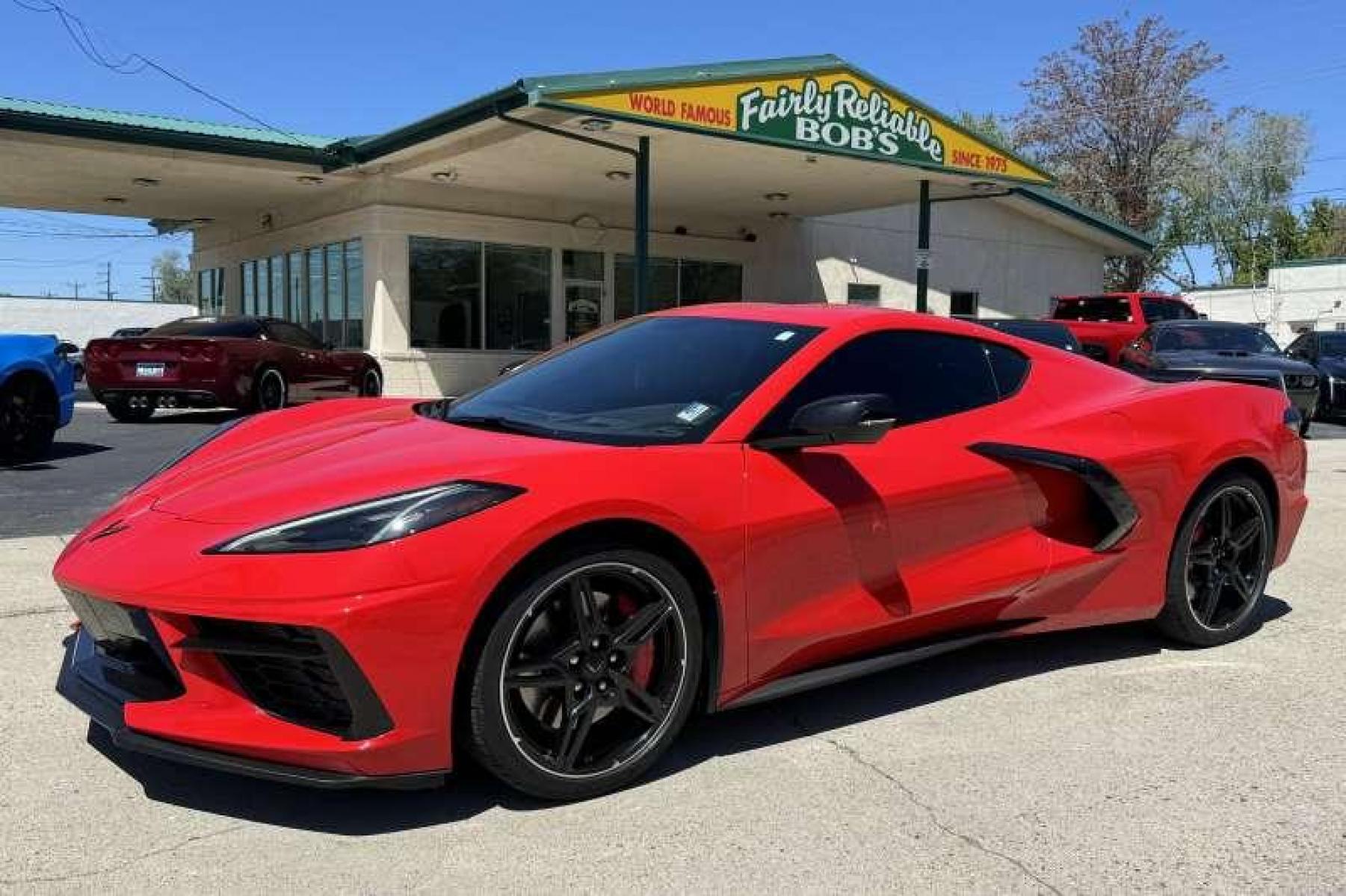 2022 Torch Red /Black Chevrolet Corvette Stingray 2LT Z51 (1G1YB2D4XN5) with an V8 6.2 Liter engine, Automatic transmission, located at 2304 W. Main St., Boise, ID, 83702, (208) 342-7777, 43.622105, -116.218658 - C8 Corvette With Lift! Ready To GO! - Photo #19