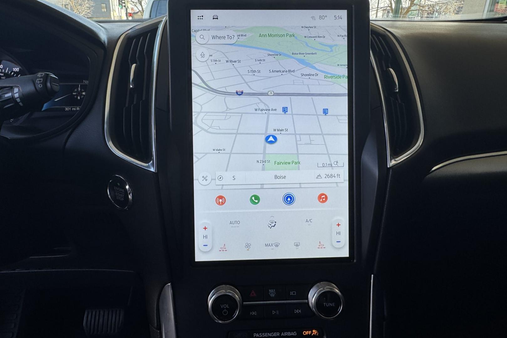 2022 Carbonized Gray Metallic /Black Ford Edge Titanium (2FMPK4K91NB) with an 4 Cyl 2.0 Liter Turbo engine, Automatic 8 Speed transmission, located at 2304 W. Main St., Boise, ID, 83702, (208) 342-7777, 43.622105, -116.218658 - Highly Optioned! Smooth Ride! All Wheel Drive! - Photo#12