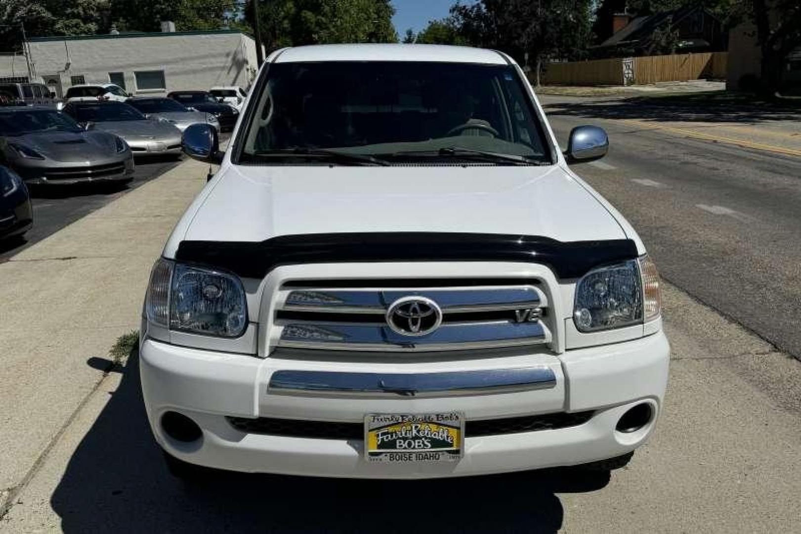 2005 Super White /Tan Toyota Tundra Double Cab SR5 (5TBET341X5S) with an V8 4.7 Liter engine, Automatic transmission, located at 2304 W. Main St., Boise, ID, 83702, (208) 342-7777, 43.622105, -116.218658 - New Tires! Amazing Condition! Hard To Find Toyota! - Photo#3
