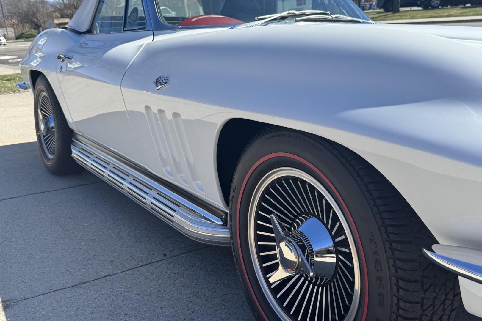 1965 White /White Chevrolet Corvette Convertible (19475S11322) with an V8 327 engine, 4 Speed transmission, located at 2304 W. Main St., Boise, ID, 83702, (208) 342-7777, 43.622105, -116.218658 - 1965 CHEVROLET - Photo#14
