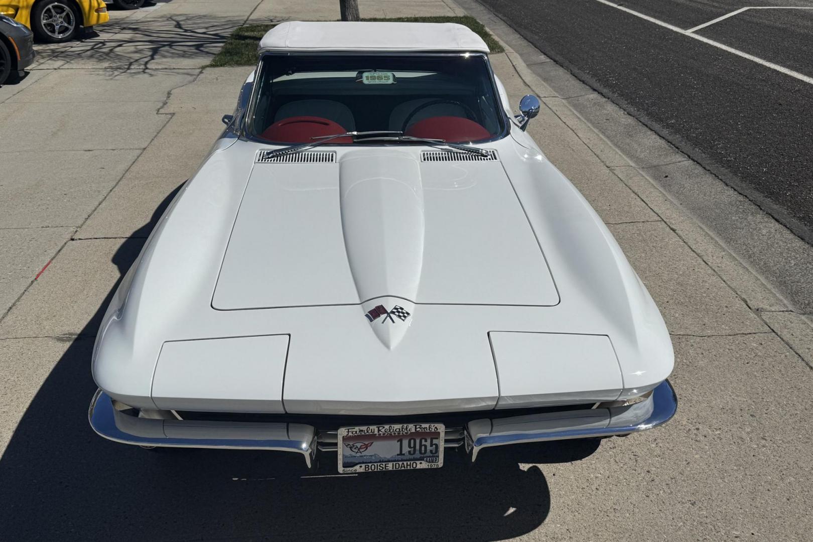 1965 White /White Chevrolet Corvette Convertible (19475S11322) with an V8 327 engine, 4 Speed transmission, located at 2304 W. Main St., Boise, ID, 83702, (208) 342-7777, 43.622105, -116.218658 - 1965 CHEVROLET - Photo#6