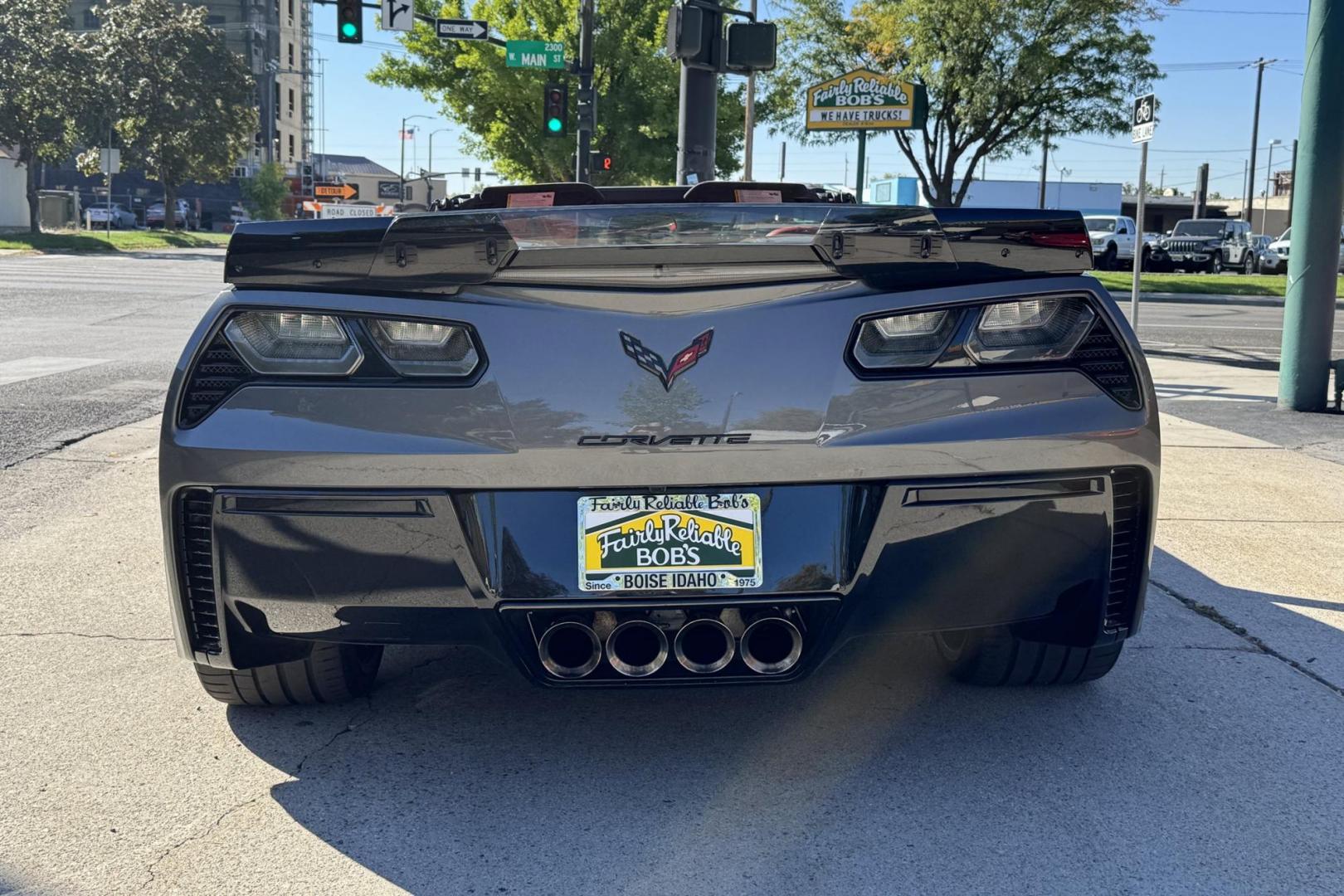 2015 Cyber Gray /Adrenaline Red Chevrolet Corvette Stingray 3LZ Z07 (1G1YT3D63F5) with an V8 6.2 Liter Supercharged engine, 7 Speed Manual transmission, located at 2304 W. Main St., Boise, ID, 83702, (208) 342-7777, 43.622105, -116.218658 - Shown By Appointment Only! PPF covering front to back of the car! This is the one to get! - Photo#1