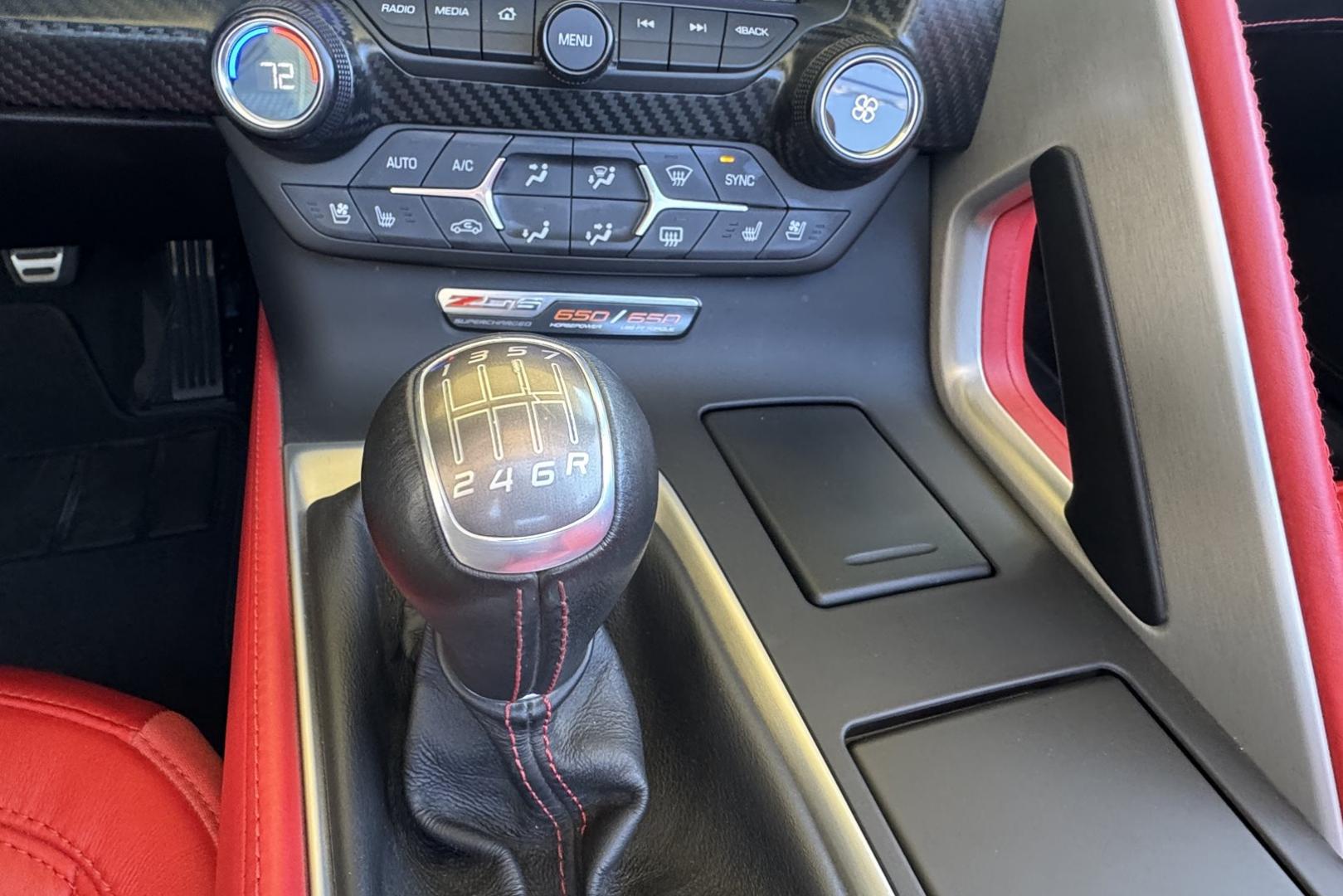 2015 Cyber Gray /Adrenaline Red Chevrolet Corvette Stingray 3LZ Z07 (1G1YT3D63F5) with an V8 6.2 Liter Supercharged engine, 7 Speed Manual transmission, located at 2304 W. Main St., Boise, ID, 83702, (208) 342-7777, 43.622105, -116.218658 - Shown By Appointment Only! PPF covering front to back of the car! This is the one to get! - Photo#10