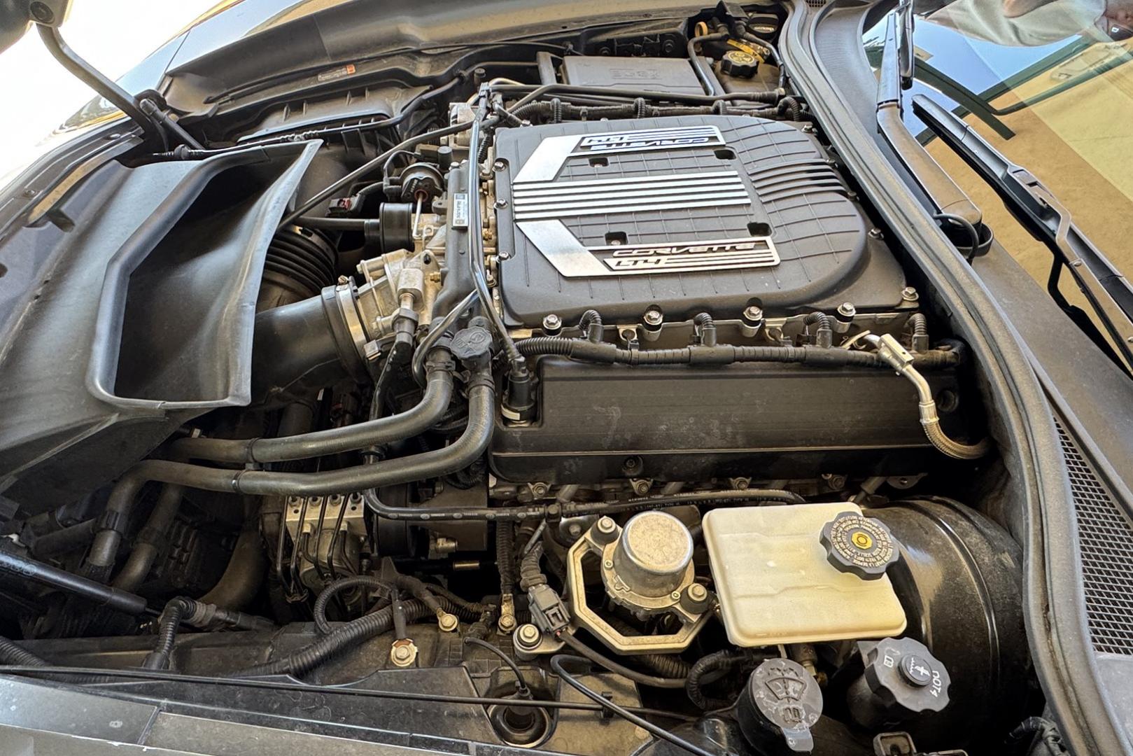 2015 Cyber Gray /Adrenaline Red Chevrolet Corvette Stingray 3LZ Z07 (1G1YT3D63F5) with an V8 6.2 Liter Supercharged engine, 7 Speed Manual transmission, located at 2304 W. Main St., Boise, ID, 83702, (208) 342-7777, 43.622105, -116.218658 - Shown By Appointment Only! PPF covering front to back of the car! This is the one to get! - Photo#13