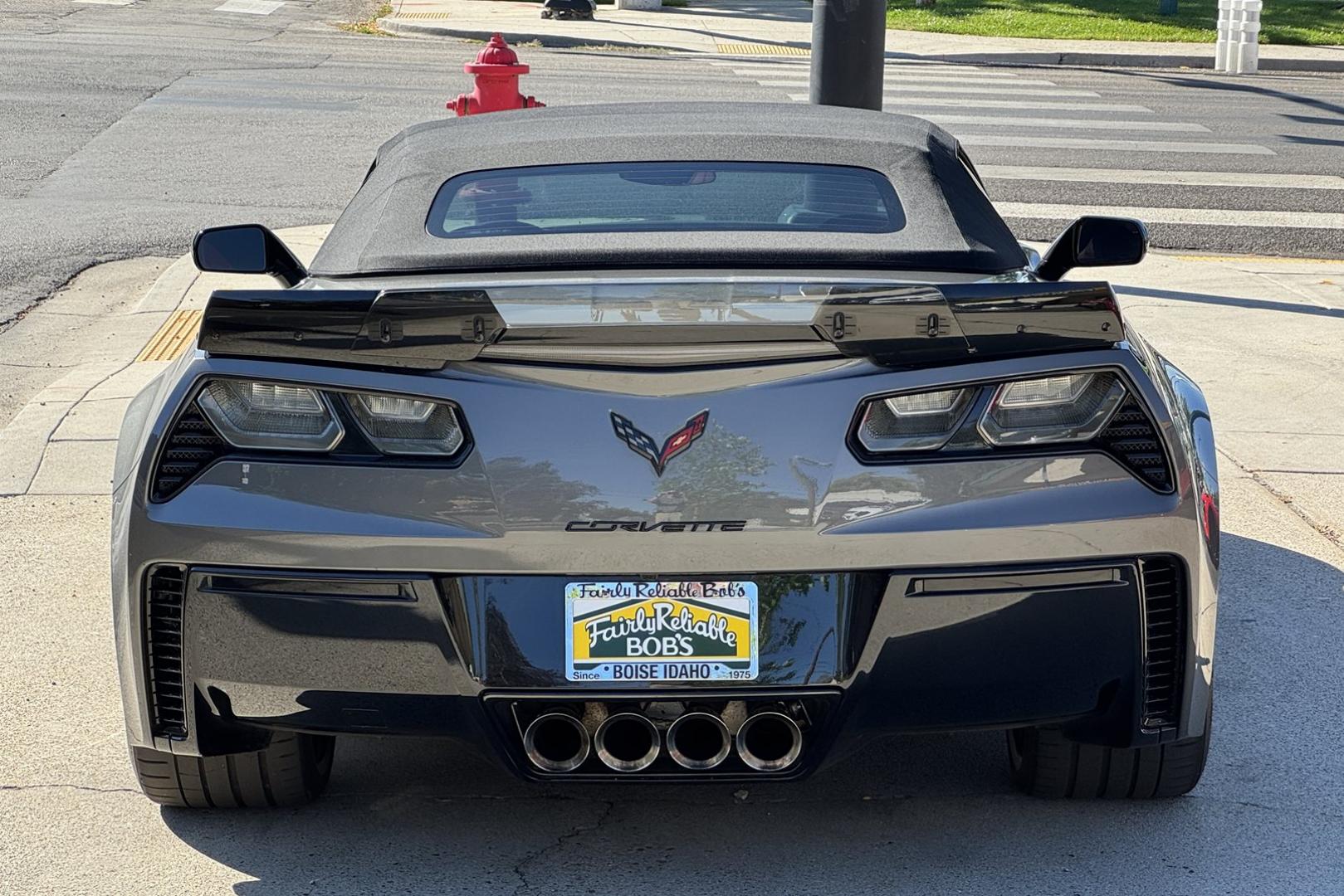 2015 Cyber Gray /Adrenaline Red Chevrolet Corvette Stingray 3LZ Z07 (1G1YT3D63F5) with an V8 6.2 Liter Supercharged engine, 7 Speed Manual transmission, located at 2304 W. Main St., Boise, ID, 83702, (208) 342-7777, 43.622105, -116.218658 - Shown By Appointment Only! PPF covering front to back of the car! This is the one to get! - Photo#22