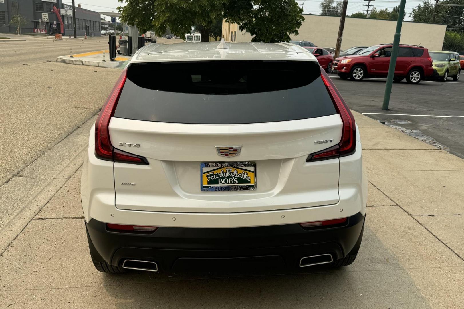 2023 White Diamond Pearl /Cashmere Cadillac XT4 AWD Luxury (1GYFZBR45PF) with an 4 Cyl 2.0 Liter Turbo engine, Automatic 9 Speed transmission, located at 2304 W. Main St., Boise, ID, 83702, (208) 342-7777, 43.622105, -116.218658 - 2023 CADILLAC - Photo#1