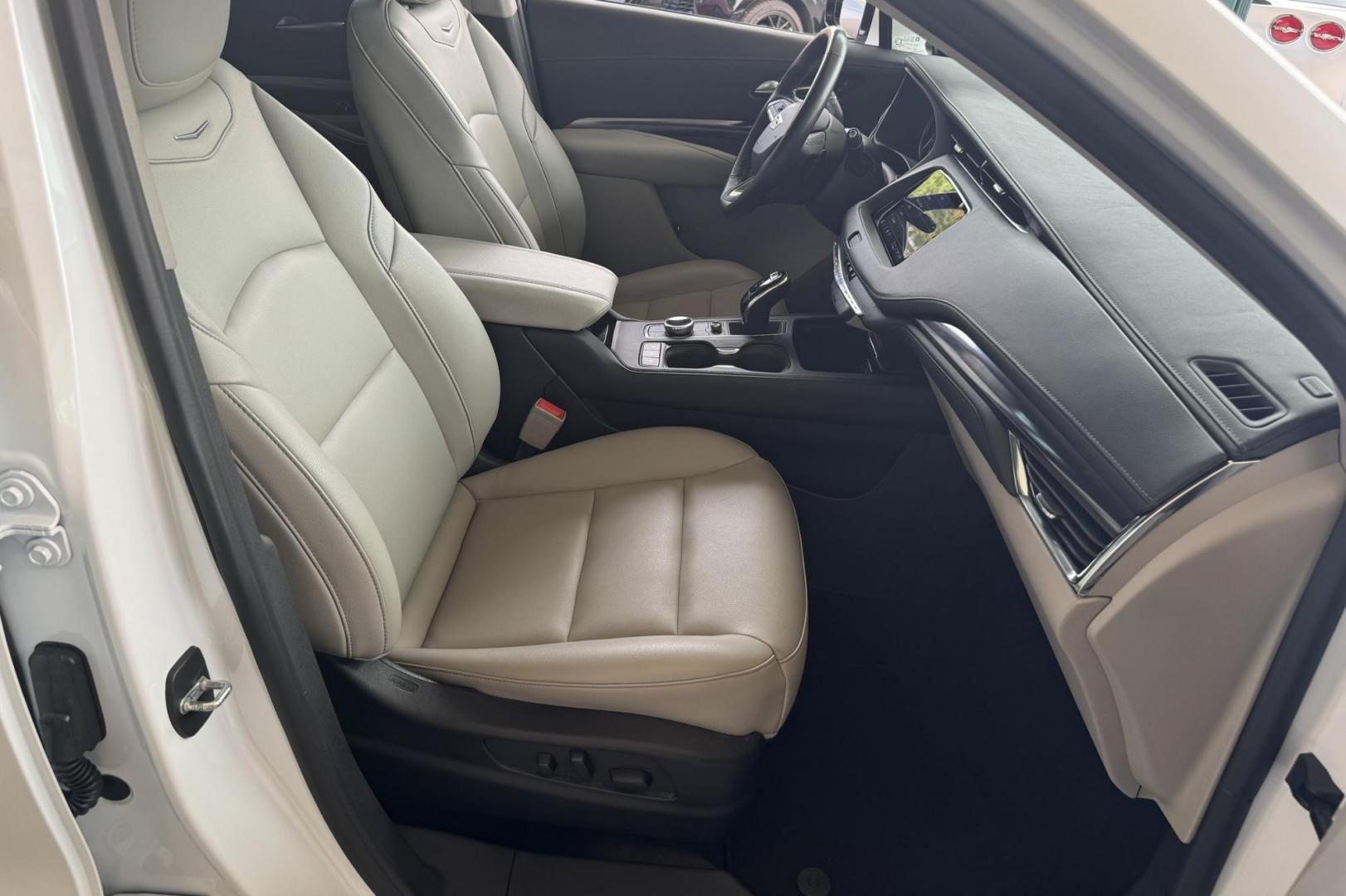 2023 White Diamond Pearl /Cashmere Cadillac XT4 AWD Luxury (1GYFZBR45PF) with an 4 Cyl 2.0 Liter Turbo engine, Automatic 9 Speed transmission, located at 2304 W. Main St., Boise, ID, 83702, (208) 342-7777, 43.622105, -116.218658 - 2023 CADILLAC - Photo#8