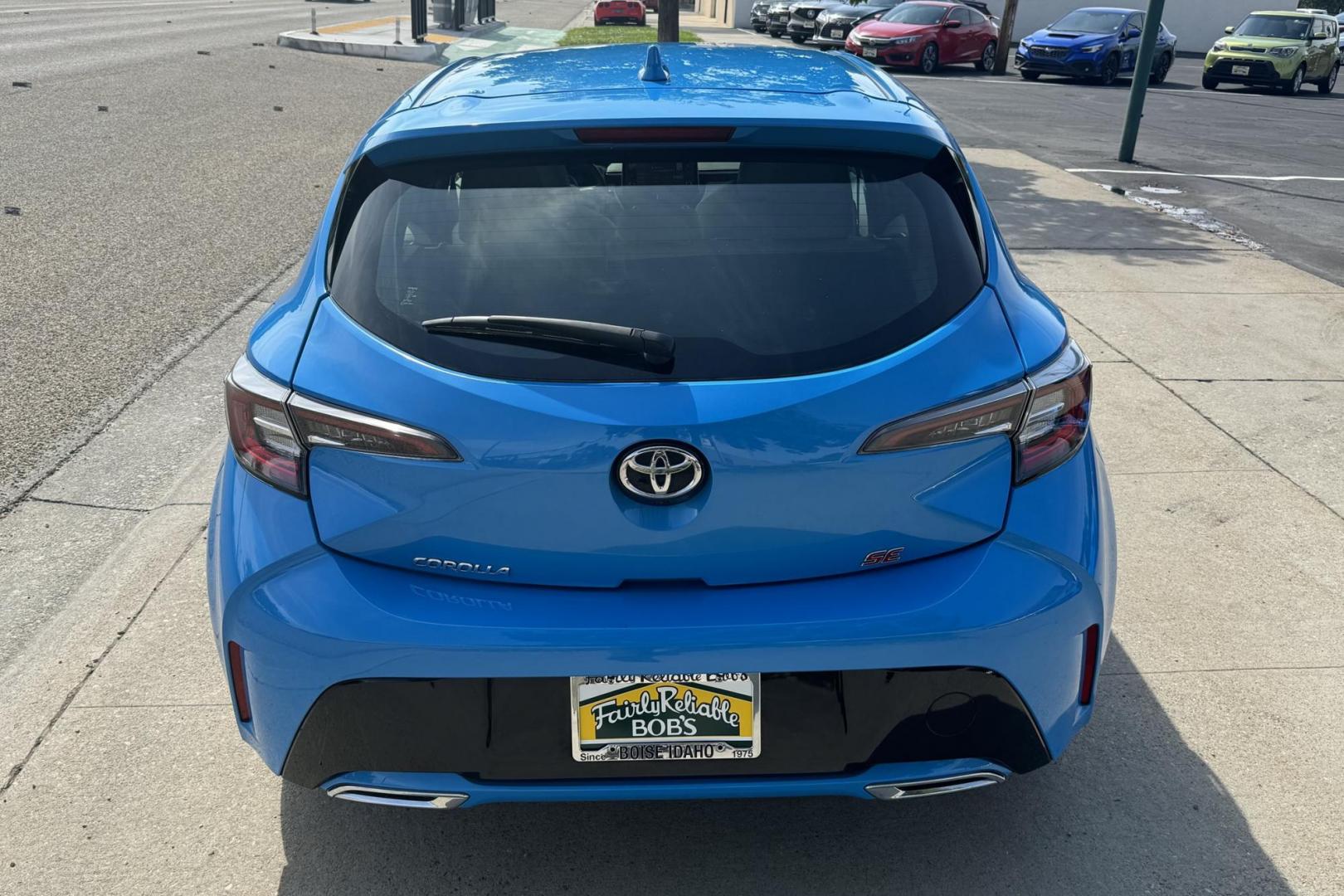 2022 Blue Flame /Gray Two-Tone TOYOTA COROLLA HATCHBACK SE (JTND4MBE6N3) with an 4 Cyl 2.0 Liter engine, Automatic transmission, located at 2304 W. Main St., Boise, ID, 83702, (208) 342-7777, 43.622105, -116.218658 - 2022 TOYOTA - Photo#1