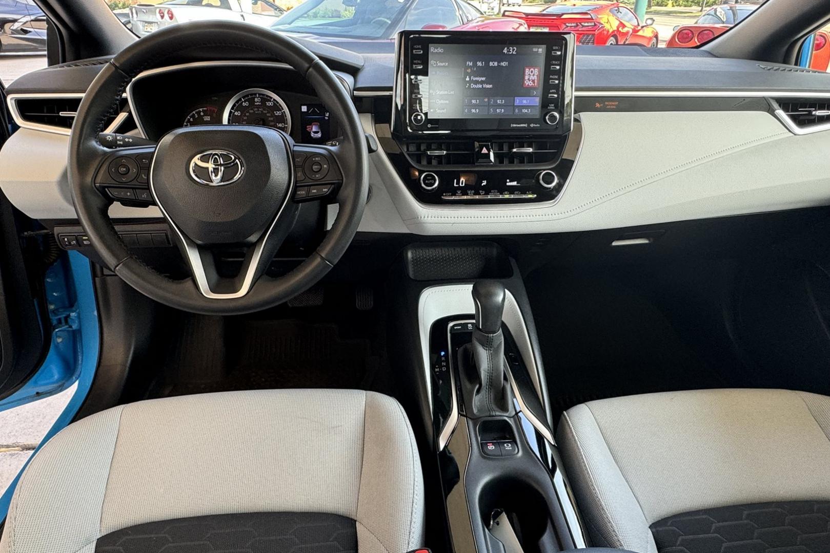 2022 Blue Flame /Gray Two-Tone TOYOTA COROLLA HATCHBACK SE (JTND4MBE6N3) with an 4 Cyl 2.0 Liter engine, Automatic transmission, located at 2304 W. Main St., Boise, ID, 83702, (208) 342-7777, 43.622105, -116.218658 - 2022 TOYOTA - Photo#11