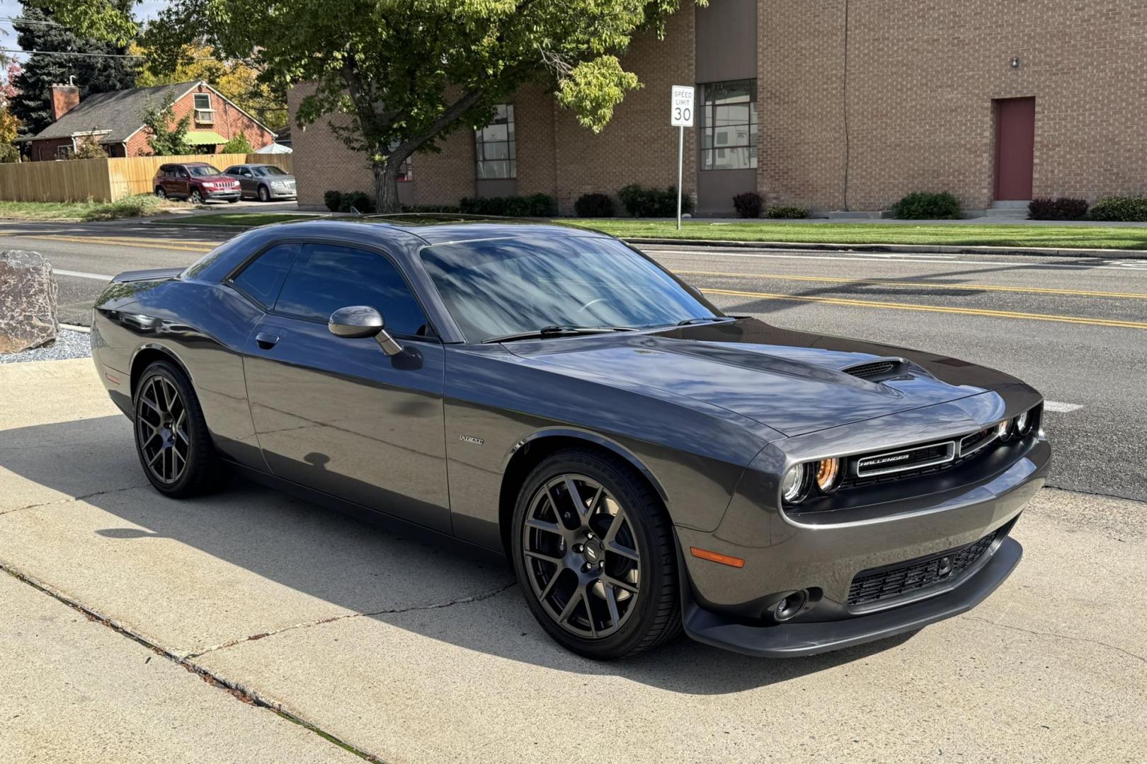 2019 Maximum Steel Metallic /Black Dodge Challenger R/T Plus (2C3CDZBT9KH) with an V8 5.7 Liter Hemi engine, Automatic 8 Speed transmission, located at 2304 W. Main St., Boise, ID, 83702, (208) 342-7777, 43.622105, -116.218658 - Stunning 18,600 Mile Challenger! - Photo#2