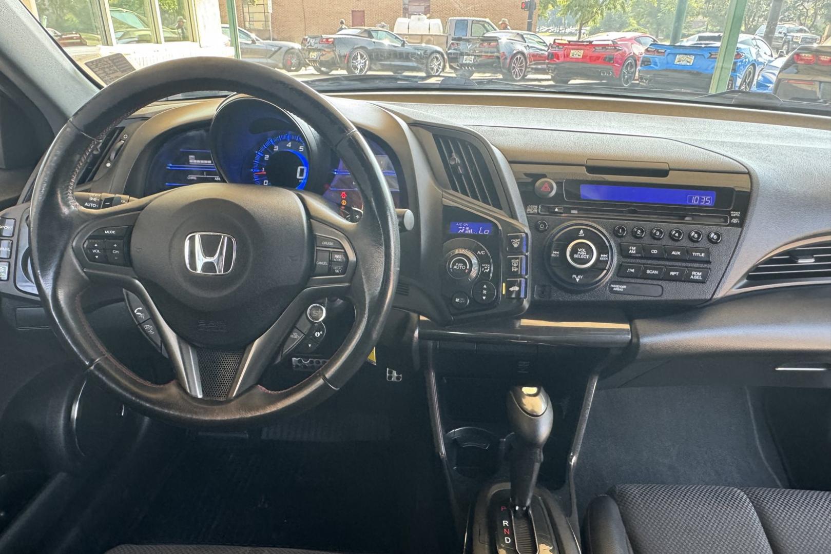 2013 North Shore Blue Pearl /Black Honda CR-Z EX EX (JHMZF1D66DS) with an 4 Cyl 1.5 Liter Hybrid engine, Automatic transmission, located at 2304 W. Main St., Boise, ID, 83702, (208) 342-7777, 43.622105, -116.218658 - Photo#13