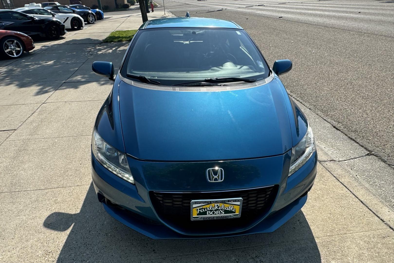 2013 North Shore Blue Pearl /Black Honda CR-Z EX EX (JHMZF1D66DS) with an 4 Cyl 1.5 Liter Hybrid engine, Automatic transmission, located at 2304 W. Main St., Boise, ID, 83702, (208) 342-7777, 43.622105, -116.218658 - Photo#3