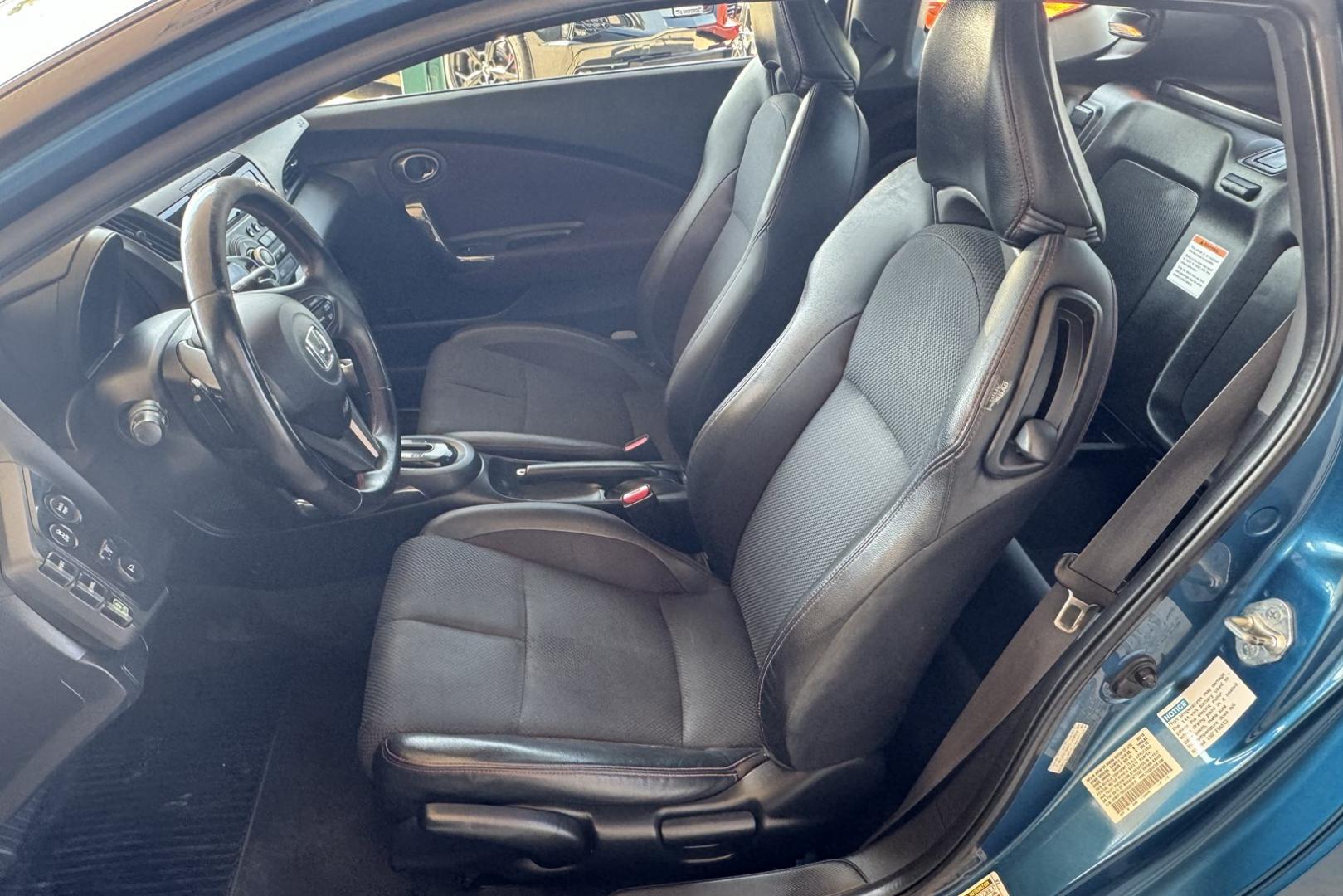 2013 North Shore Blue Pearl /Black Honda CR-Z EX EX (JHMZF1D66DS) with an 4 Cyl 1.5 Liter Hybrid engine, Automatic transmission, located at 2304 W. Main St., Boise, ID, 83702, (208) 342-7777, 43.622105, -116.218658 - Photo#7