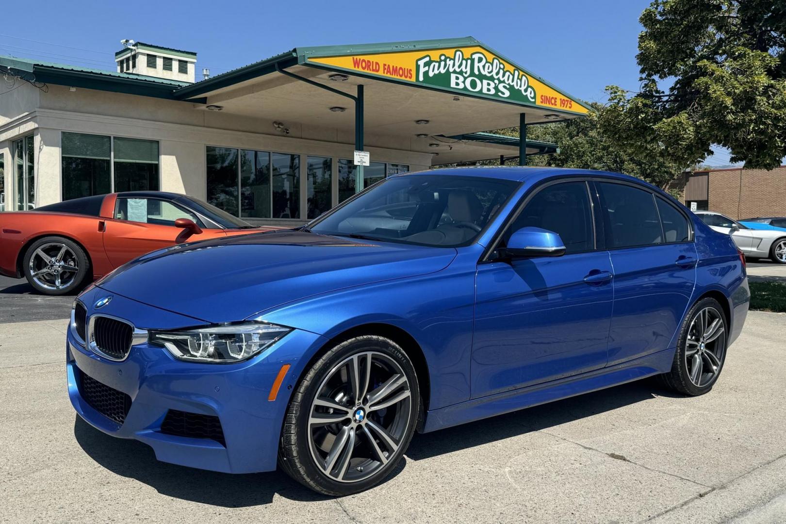 2016 Estoril Blue Metallic /Oyster Dakota Leather BMW 340i xDrive (WBA8B7C51GK) with an 6 Cyl 3.0 Liter Inline Twin Turbo engine, Automatic transmission, located at 2304 W. Main St., Boise, ID, 83702, (208) 342-7777, 43.622105, -116.218658 - Photo#0