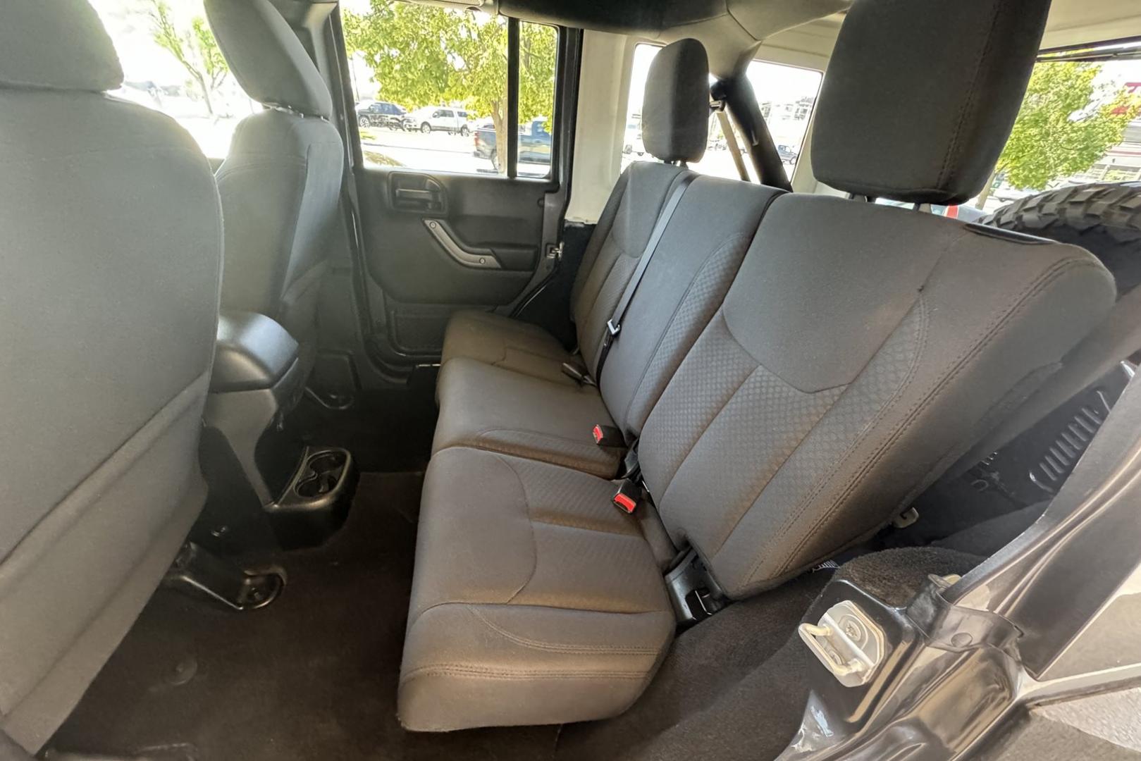 2017 Gray /Black Jeep Wrangler Unlimited Sport Sport (1C4BJWDG6HL) with an V6 3.6 Liter engine, 6 Speed Manual transmission, located at 2304 W. Main St., Boise, ID, 83702, (208) 342-7777, 43.622105, -116.218658 - Photo#12