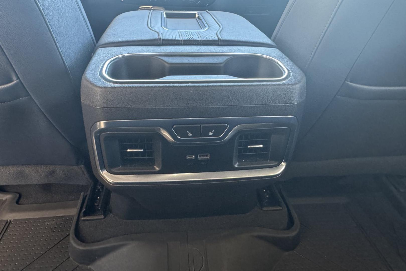 2022 Iridescent Pearl Tricoat /Jet Black/Nightshift Blue Chevrolet Silverado 1500 High Country High Country (3GCUDJEL6NG) with an V8 6.2 Liter engine, Automatic 10 Speed transmission, located at 2304 W. Main St., Boise, ID, 83702, (208) 342-7777, 43.622105, -116.218658 - One Owner Idaho Truck! - Photo#16
