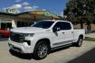 2022 Iridescent Pearl Tricoat /Jet Black/Nightshift Blue Chevrolet Silverado 1500 High Country High Country (3GCUDJEL6NG) with an V8 6.2 Liter engine, Automatic 10 Speed transmission, located at 2304 W. Main St., Boise, ID, 83702, (208) 342-7777, 43.622105, -116.218658 - Clean, Comfortable, Awesome Truck! - Photo#0