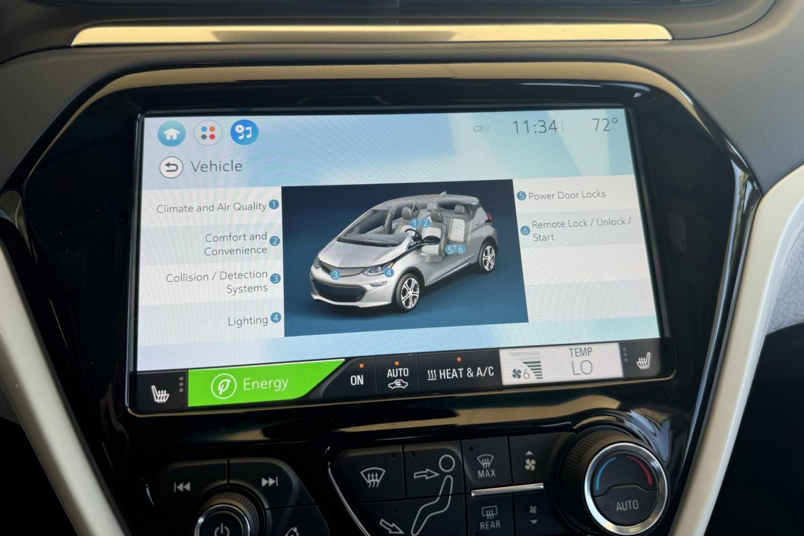 2018 Summit White /Dark Galvanized Gray Chevrolet Bolt Premier Premier (1G1FX6S07J4) with an 60 kWh engine, Automatic transmission, located at 2304 W. Main St., Boise, ID, 83702, (208) 342-7777, 43.622105, -116.218658 - New Tires! Highly Optioned! - Photo#8