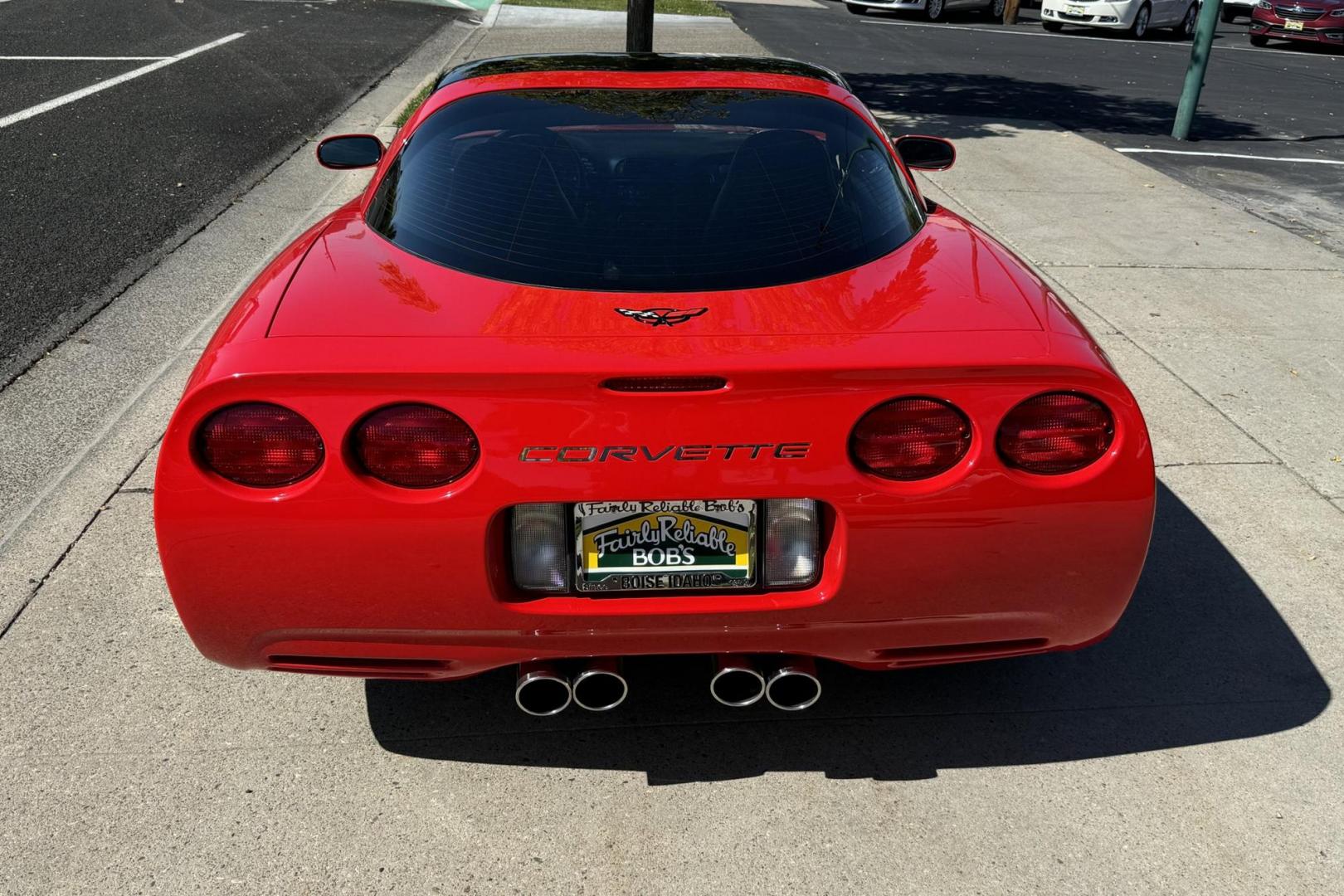 2001 Torch Red /Black Chevrolet Corvette (1G1YY22G015) with an V8 5.7 Liter engine, Automatic transmission, located at 2304 W. Main St., Boise, ID, 83702, (208) 342-7777, 43.622105, -116.218658 - 2 Owner Idaho Car! New Tires Too! - Photo#13