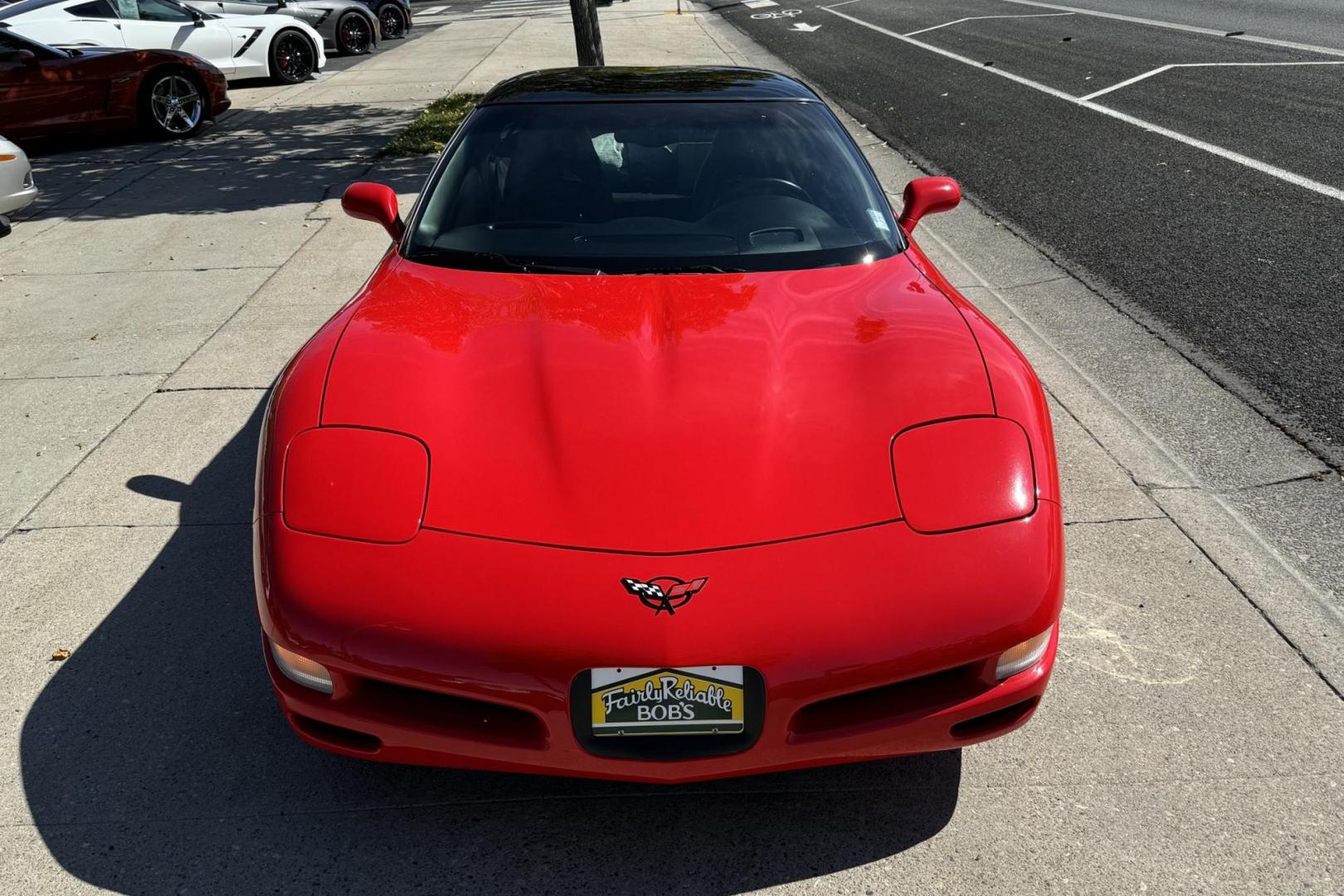 2001 Torch Red /Black Chevrolet Corvette (1G1YY22G015) with an V8 5.7 Liter engine, Automatic transmission, located at 2304 W. Main St., Boise, ID, 83702, (208) 342-7777, 43.622105, -116.218658 - 2 Owner Idaho Car! New Tires Too! - Photo#15
