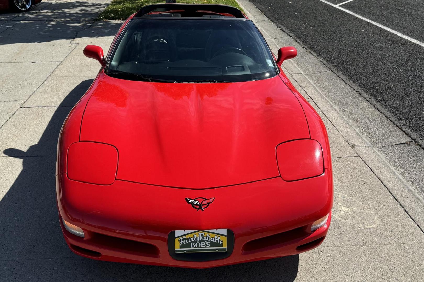2001 Torch Red /Black Chevrolet Corvette (1G1YY22G015) with an V8 5.7 Liter engine, Automatic transmission, located at 2304 W. Main St., Boise, ID, 83702, (208) 342-7777, 43.622105, -116.218658 - 2 Owner Idaho Car! New Tires Too! - Photo#3