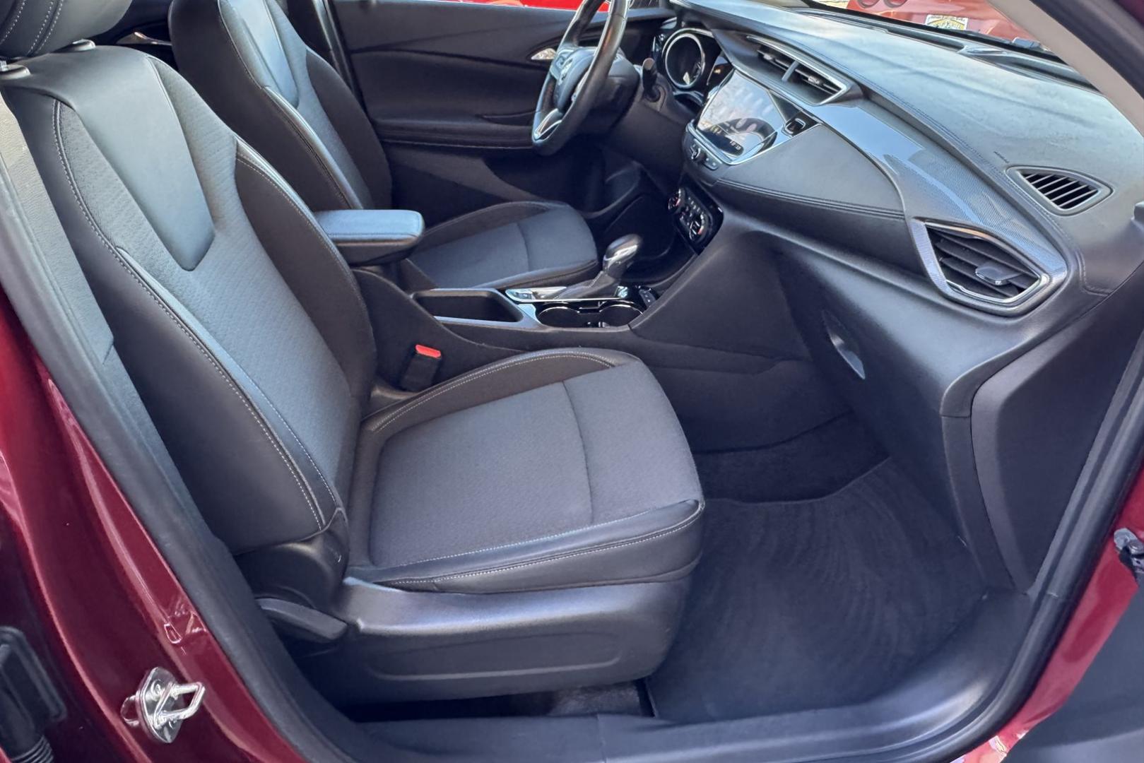 2022 Cinnabar Metallic /Black Buick Encore GX Select (KL4MMESL7NB) with an 3 Cyl 1.3 Liter Turbo engine, Automatic 9 Speed transmission, located at 2304 W. Main St., Boise, ID, 83702, (208) 342-7777, 43.622105, -116.218658 - New Tires! Idaho Vehicle! All Wheel Drive! - Photo#17