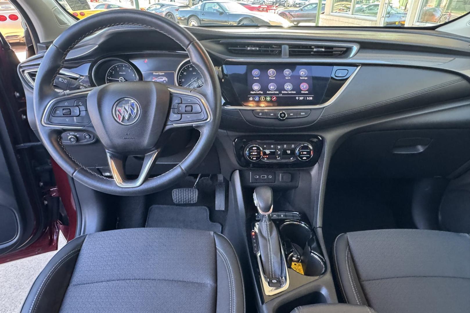 2022 Cinnabar Metallic /Black Buick Encore GX Select (KL4MMESL7NB) with an 3 Cyl 1.3 Liter Turbo engine, Automatic 9 Speed transmission, located at 2304 W. Main St., Boise, ID, 83702, (208) 342-7777, 43.622105, -116.218658 - New Tires! Idaho Vehicle! All Wheel Drive! - Photo#15