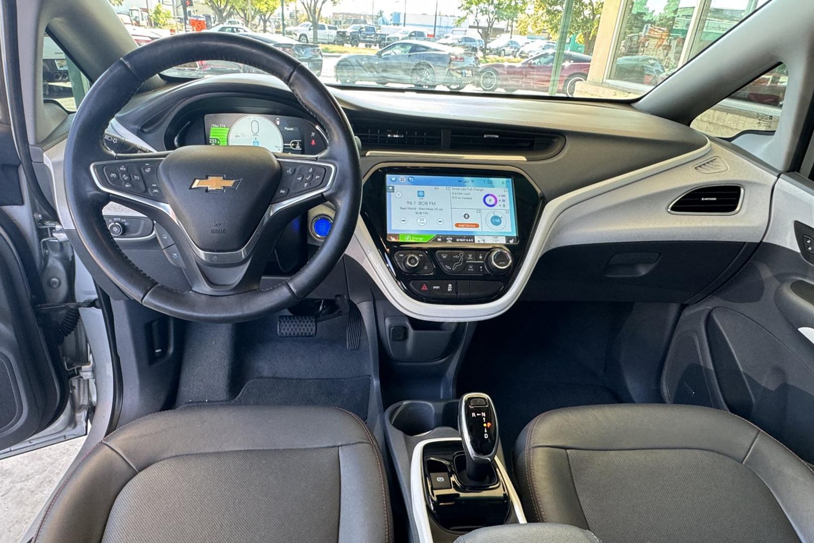 2018 Silver Ice Metallic /Dark Galvanized Gray Chevrolet Bolt Premier Premier (1G1FX6S07J4) with an 60 kWh engine, Automatic transmission, located at 2304 W. Main St., Boise, ID, 83702, (208) 342-7777, 43.622105, -116.218658 - Remaining Factory Battery Warranty Until July of 2032 or 121,200 Miles! - Photo#12