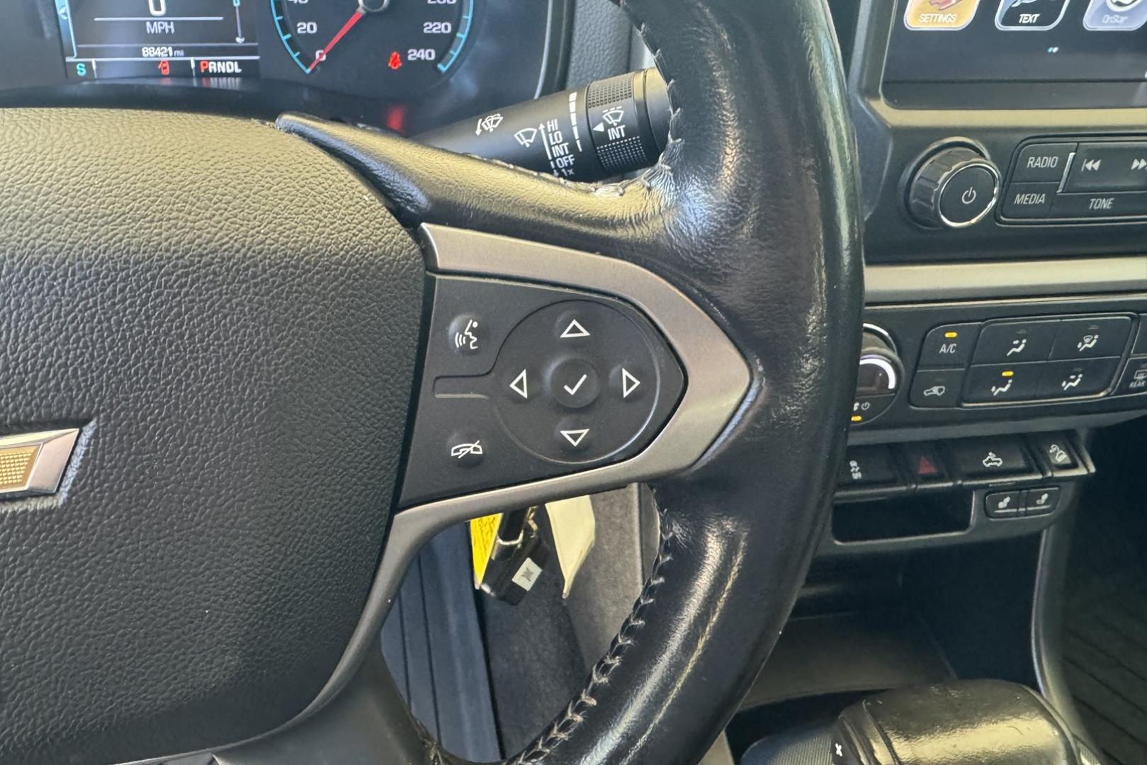 2018 Black /Black Chevrolet Colorado Crew Cab Z71 (1GCGTDEN3H1) with an V6 3.6 Liter engine, Automatic 8 Speed transmission, located at 2304 W. Main St., Boise, ID, 83702, (208) 342-7777, 43.622105, -116.218658 - Clean V6 Colorado! - Photo#13
