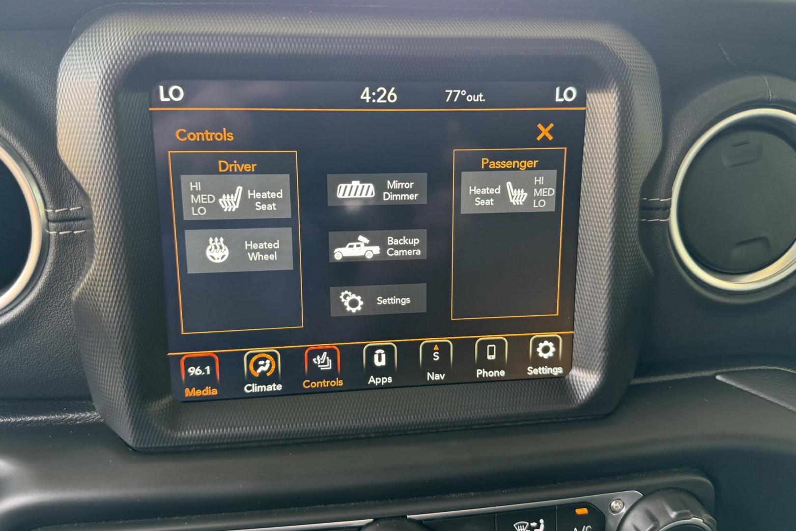 2023 White /Black Jeep Gladiator Overland (1C6HJTFG9PL) with an V6 3.6 Liter engine, Automatic 8 Speed transmission, located at 2304 W. Main St., Boise, ID, 83702, (208) 342-7777, 43.622105, -116.218658 - Remaining Factory Warranty! Must Drive To Appreciate! - Photo#20