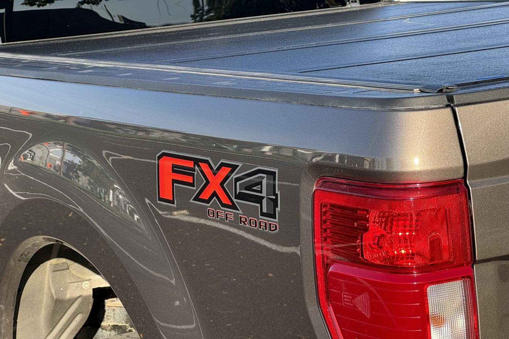 2022 Stone Gray Metallic /Black Ford F-350 Super Duty Crew Cab Lariat (1FT8W3BT3NE) with an V8 6.7 Liter Turbo Diesel engine, Automatic 10 Speed transmission, located at 2304 W. Main St., Boise, ID, 83702, (208) 342-7777, 43.622105, -116.218658 - One Owner USA Diesel Powered Ford! - Photo#3