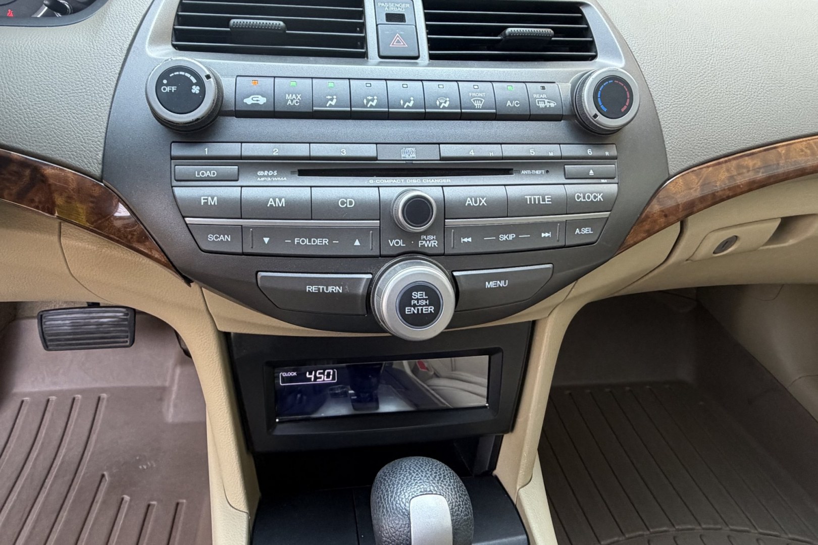 2010 White Diamond Pearl /Tan Honda Accord EX (1HGCP3F75AA) with an V6 3.5 Liter engine, Automatic transmission, located at 2304 W. Main St., Boise, ID, 83702, (208) 342-7777, 43.622105, -116.218658 - Backup Camera! Hard To Find! Upgraded Audio Visual System!- Photo#11