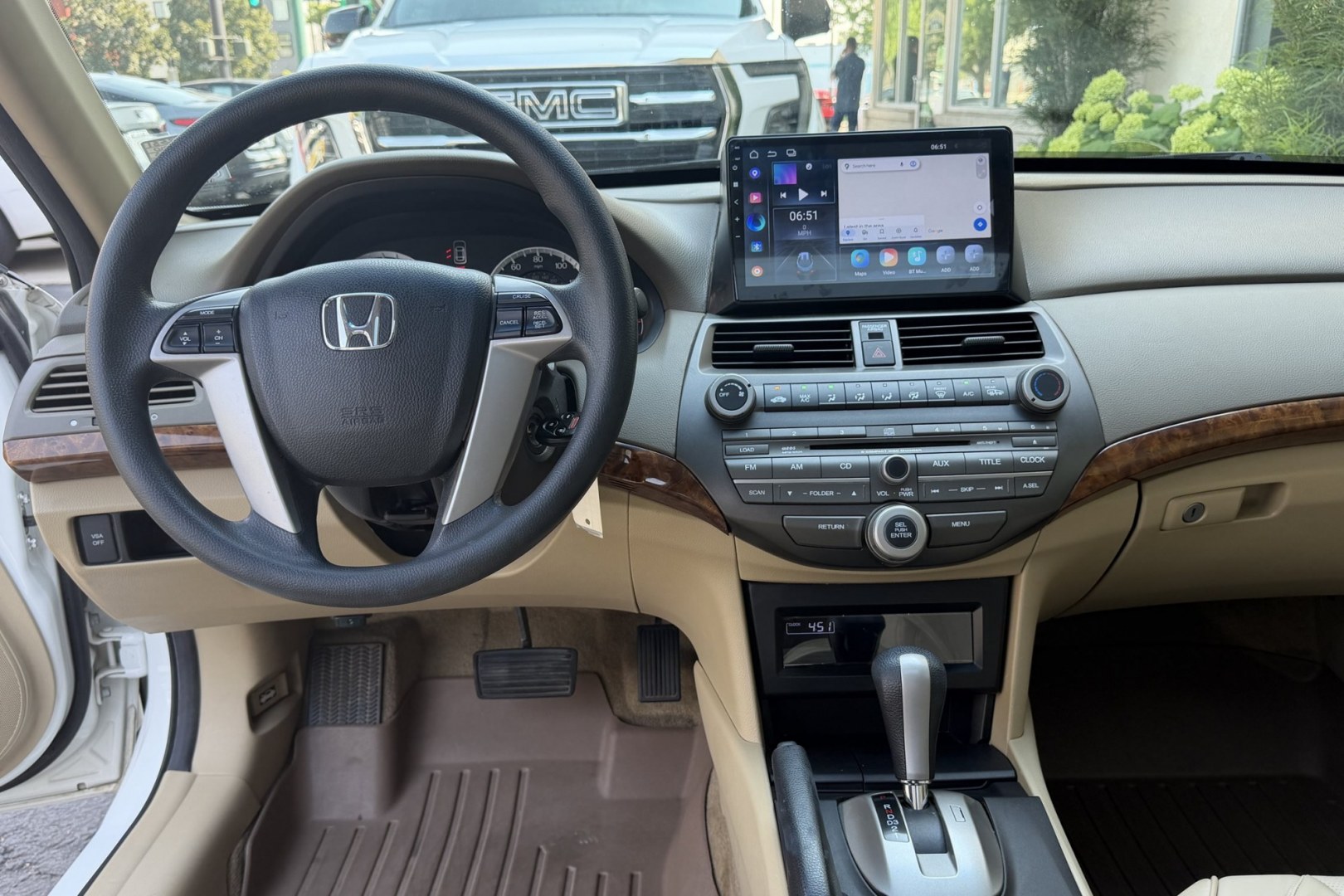 2010 White Diamond Pearl /Tan Honda Accord EX (1HGCP3F75AA) with an V6 3.5 Liter engine, Automatic transmission, located at 2304 W. Main St., Boise, ID, 83702, (208) 342-7777, 43.622105, -116.218658 - Backup Camera! Hard To Find! Upgraded Audio Visual System!- Photo#15