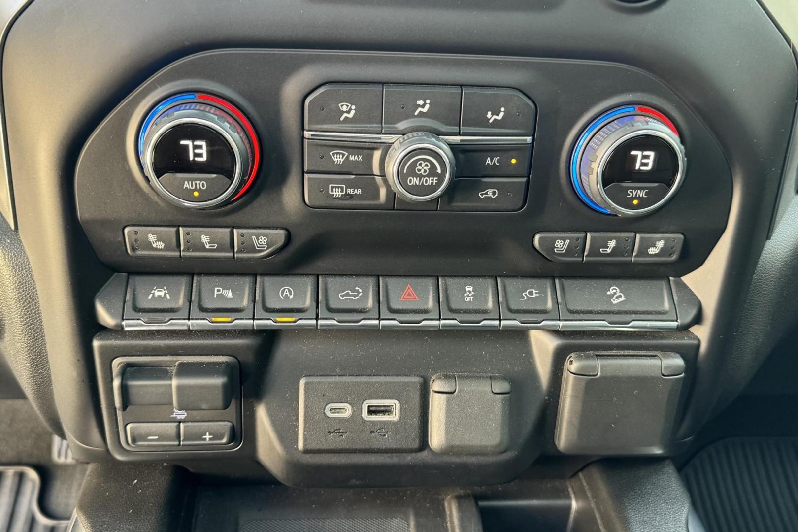 2021 Satin Steel Metallic /Jet Black Chevrolet Silverado 1500 Crew Cab LTZ (1GCUYGED5MZ) with an V8 5.3 Liter engine, Automatic 8 Speed transmission, located at 2304 W. Main St., Boise, ID, 83702, (208) 342-7777, 43.622105, -116.218658 - Clean And Highly Optioned LTZ! - Photo#13