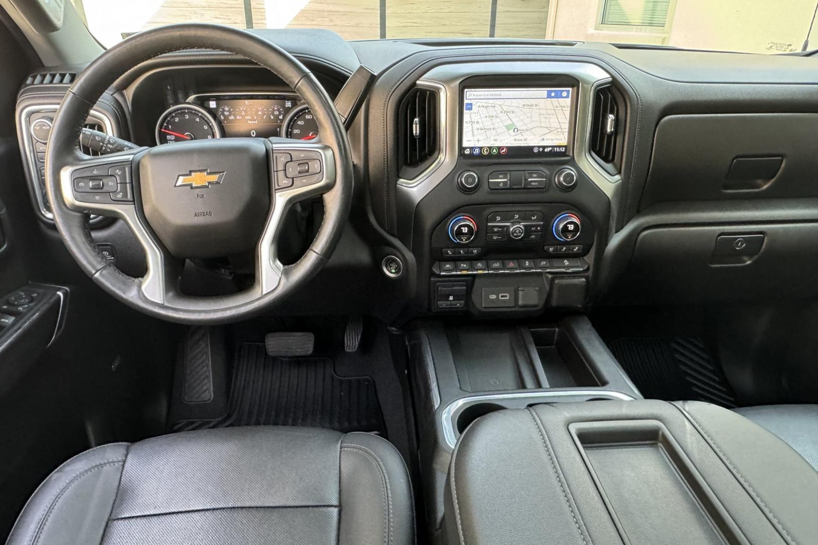 2021 Satin Steel Metallic /Jet Black Chevrolet Silverado 1500 Crew Cab LTZ (1GCUYGED5MZ) with an V8 5.3 Liter engine, Automatic 8 Speed transmission, located at 2304 W. Main St., Boise, ID, 83702, (208) 342-7777, 43.622105, -116.218658 - Clean And Highly Optioned LTZ! - Photo#25