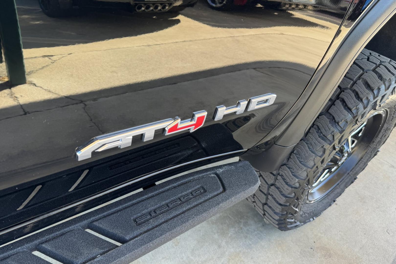 2022 Black /Black GMC Sierra 3500HD AT4 (1GT49VEY4NF) with an V8 6.6 Liter Duramax Diesel engine, Allison Automatic 10 Speed transmission, located at 2304 W. Main St., Boise, ID, 83702, (208) 342-7777, 43.622105, -116.218658 - Photo#20