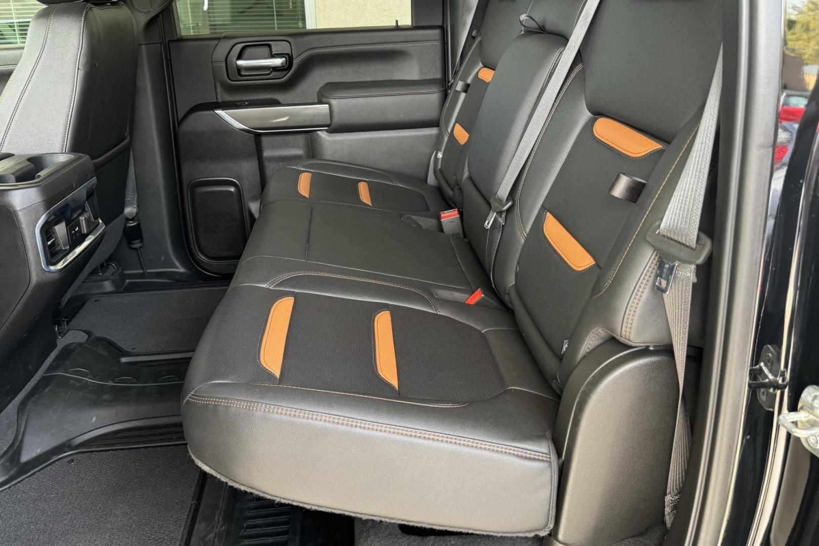 2022 Black /Black GMC Sierra 3500HD AT4 (1GT49VEY4NF) with an V8 6.6 Liter Duramax Diesel engine, Automatic 10 Speed transmission, located at 2304 W. Main St., Boise, ID, 83702, (208) 342-7777, 43.622105, -116.218658 - Truck With Attitude! - Photo#12