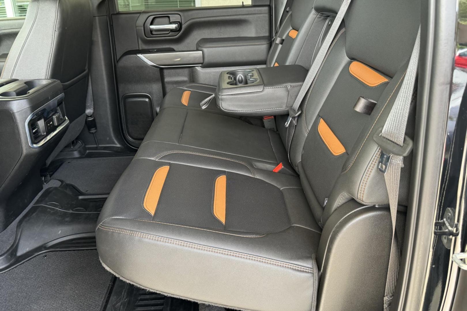2022 Black /Black GMC Sierra 3500HD AT4 (1GT49VEY4NF) with an V8 6.6 Liter Duramax Diesel engine, Automatic 10 Speed transmission, located at 2304 W. Main St., Boise, ID, 83702, (208) 342-7777, 43.622105, -116.218658 - Truck With Attitude! - Photo#13