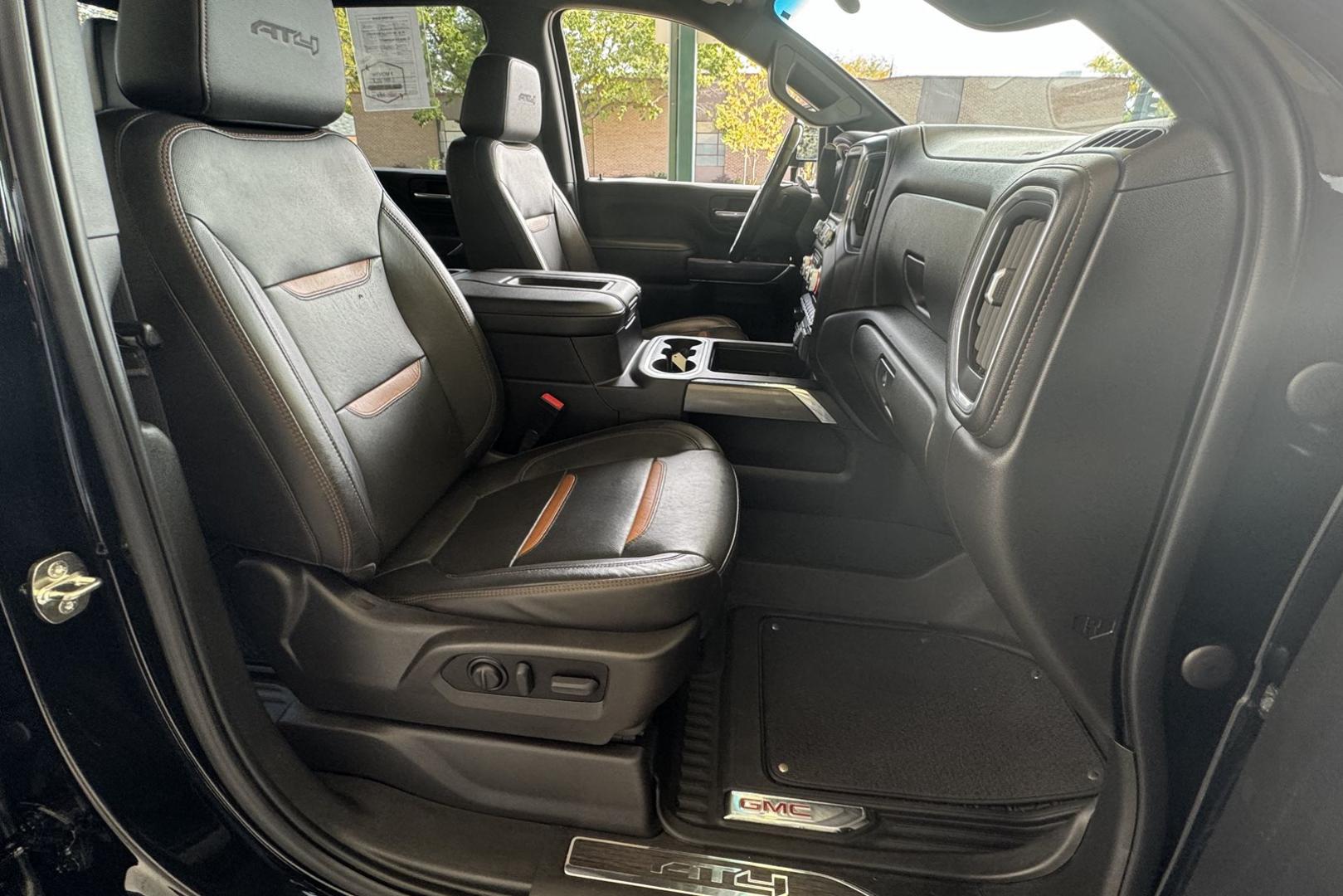 2022 Black /Black GMC Sierra 3500HD AT4 (1GT49VEY4NF) with an V8 6.6 Liter Duramax Diesel engine, Automatic 10 Speed transmission, located at 2304 W. Main St., Boise, ID, 83702, (208) 342-7777, 43.622105, -116.218658 - Truck With Attitude! - Photo#22