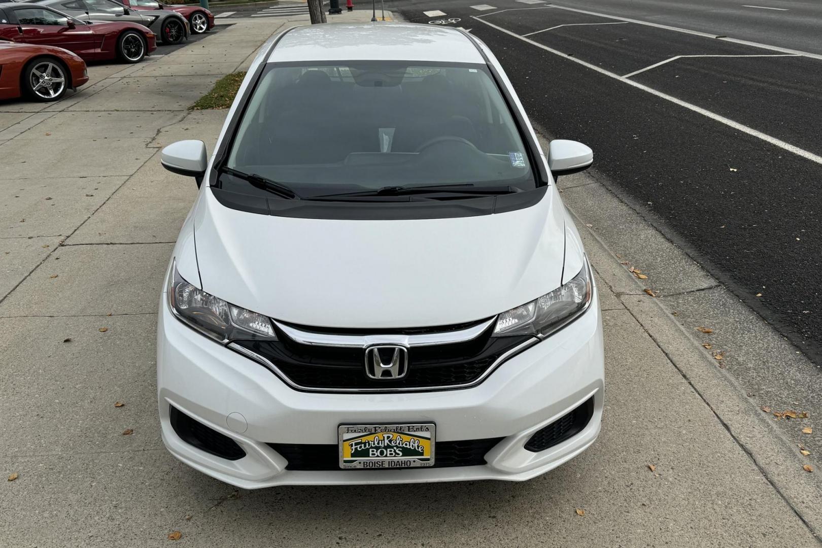 2019 White /Black Honda Fit LX (3HGGK5H49KM) with an 4 Cyl 1.5 Liter engine, Automatic transmission, located at 2304 W. Main St., Boise, ID, 83702, (208) 342-7777, 43.622105, -116.218658 - Great Fuel Economy! Legendary Powertrain! - Photo#3