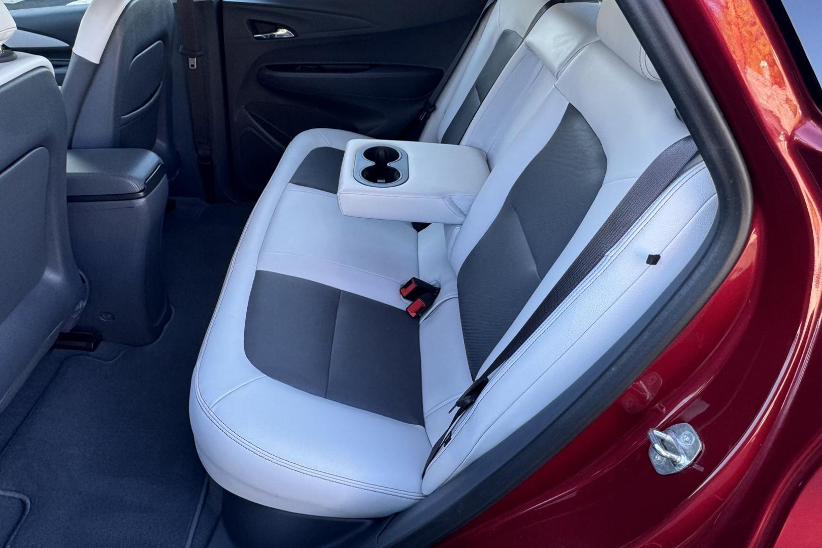 2017 Cajun Red /Dark Galvanized/Sky Cool Gray Chevrolet Bolt Premier Premier (1G1FX6S01H4) with an 60 kWh engine, Automatic transmission, located at 2304 W. Main St., Boise, ID, 83702, (208) 342-7777, 43.622105, -116.218658 - Photo#12