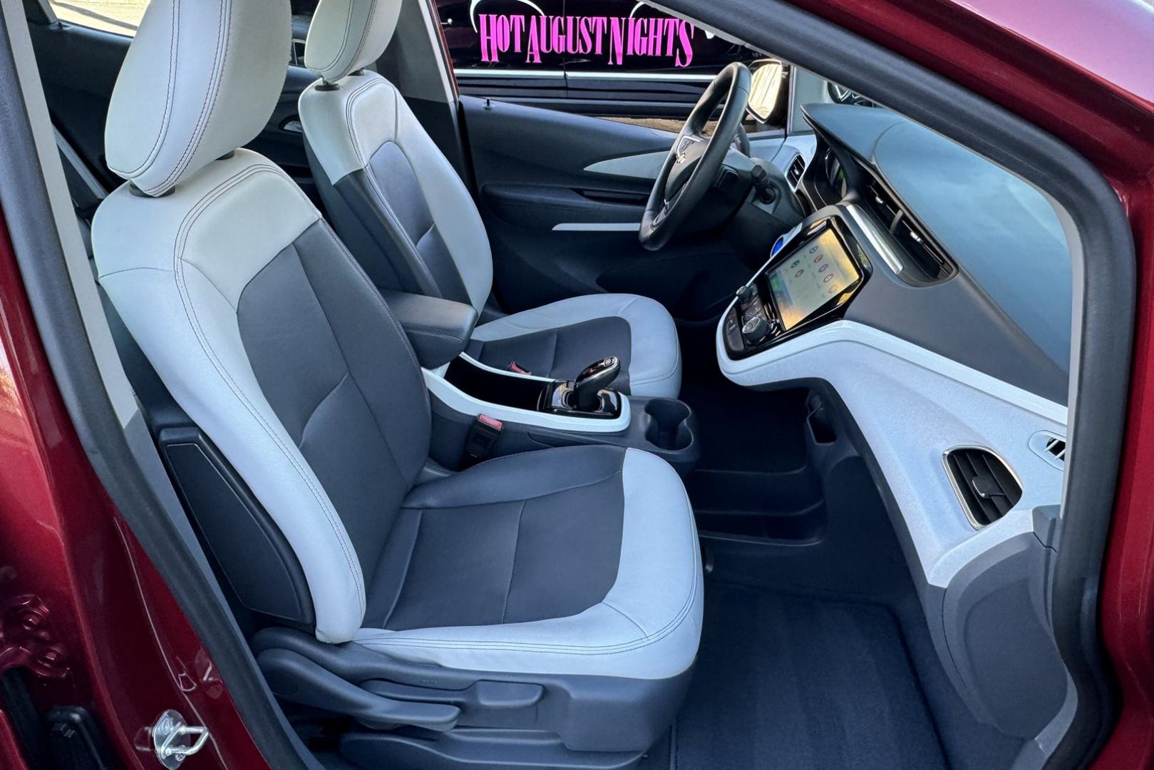 2017 Cajun Red /Dark Galvanized/Sky Cool Gray Chevrolet Bolt Premier Premier (1G1FX6S01H4) with an 60 kWh engine, Automatic transmission, located at 2304 W. Main St., Boise, ID, 83702, (208) 342-7777, 43.622105, -116.218658 - Photo#16